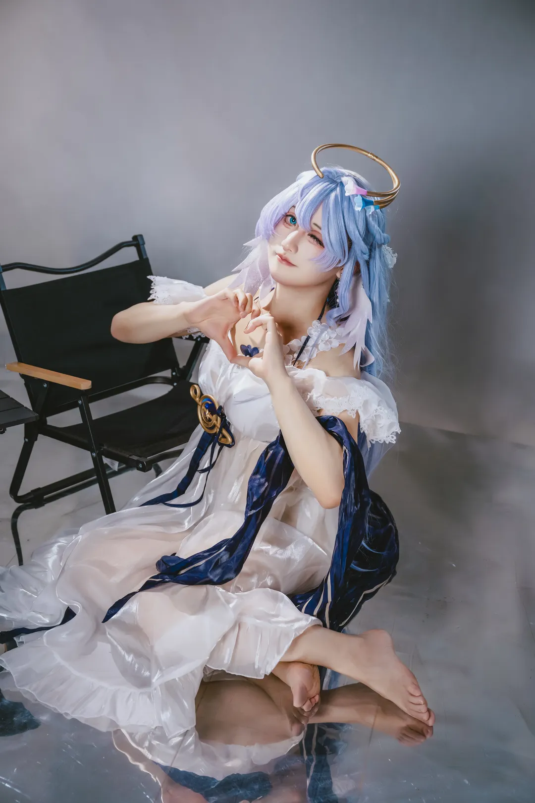 角色扮演, 崩壞星穹鐵道, 知更鳥cos, cosplay攝影, 知更鳥試妝 - 第4張