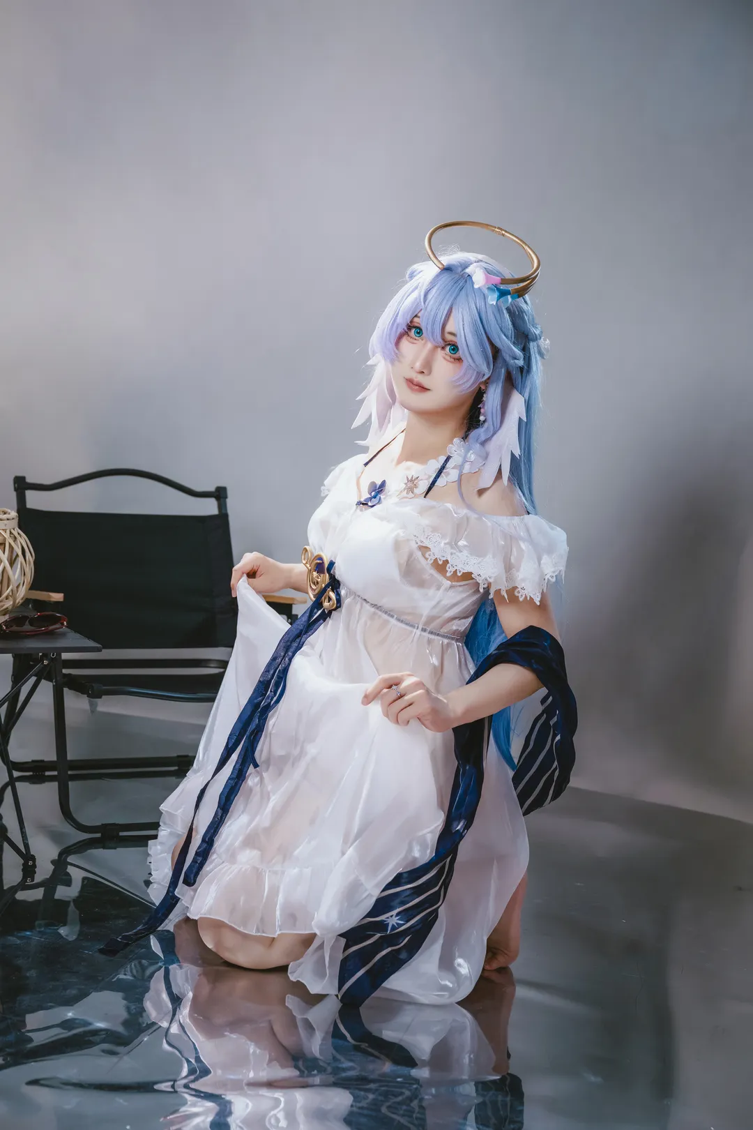 角色扮演, 崩壞星穹鐵道, 知更鳥cos, cosplay攝影, 知更鳥試妝 - 第5張