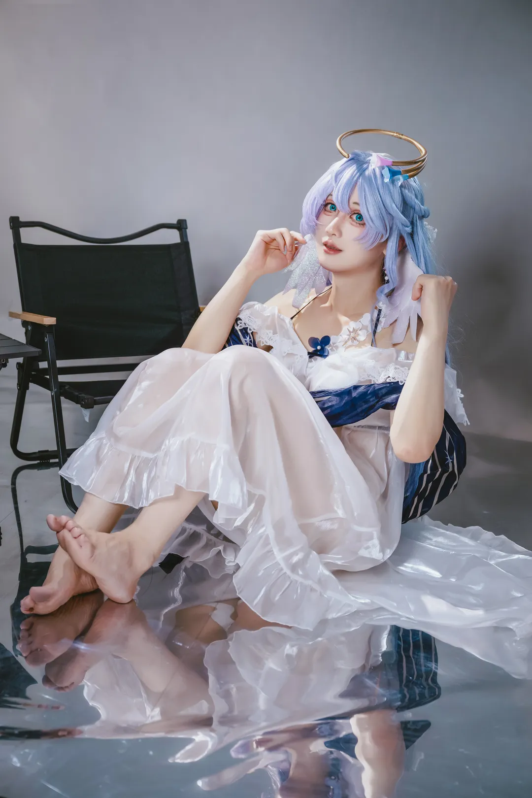 角色扮演, 崩壞星穹鐵道, 知更鳥cos, cosplay攝影, 知更鳥試妝 - 第6張