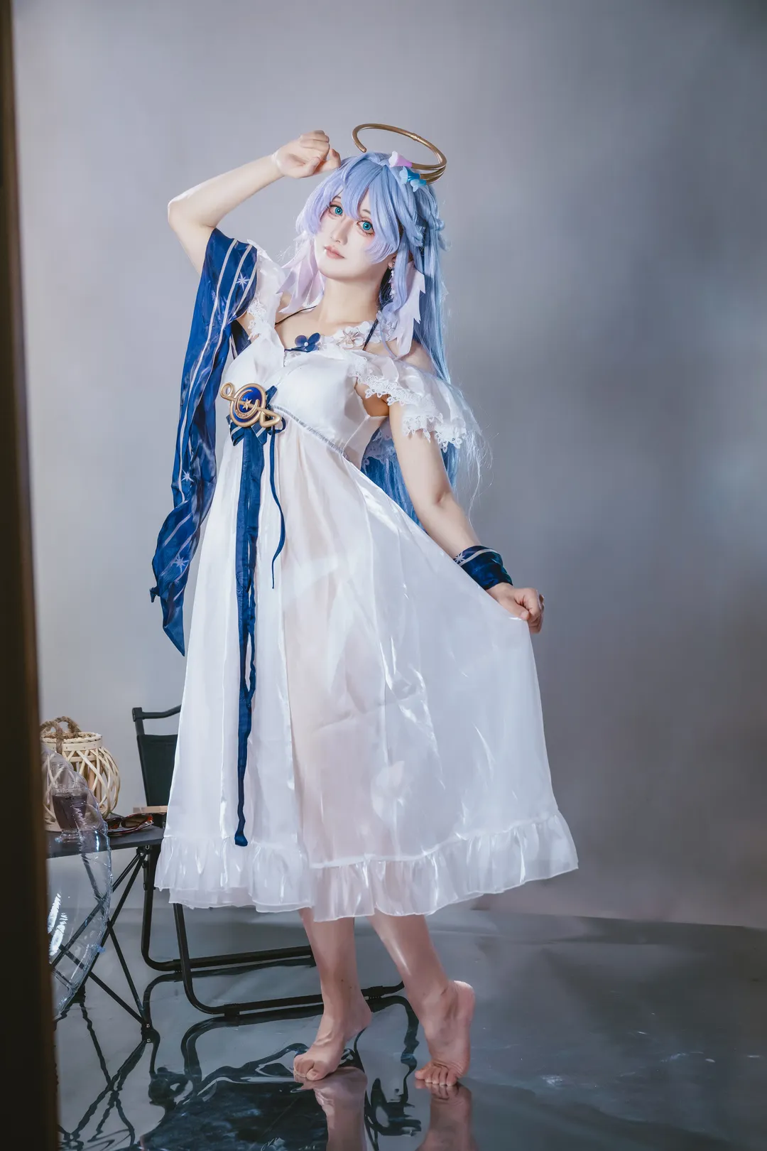 角色扮演, 崩壞星穹鐵道, 知更鳥cos, cosplay攝影, 知更鳥試妝 - 第8張
