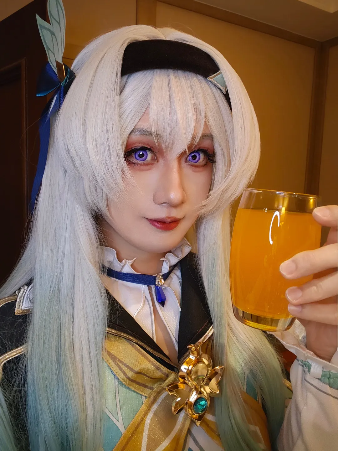 コスプレ, 崩壊：スターレイル, ホタル コスプレ, 試着, 自撮り - 2枚目