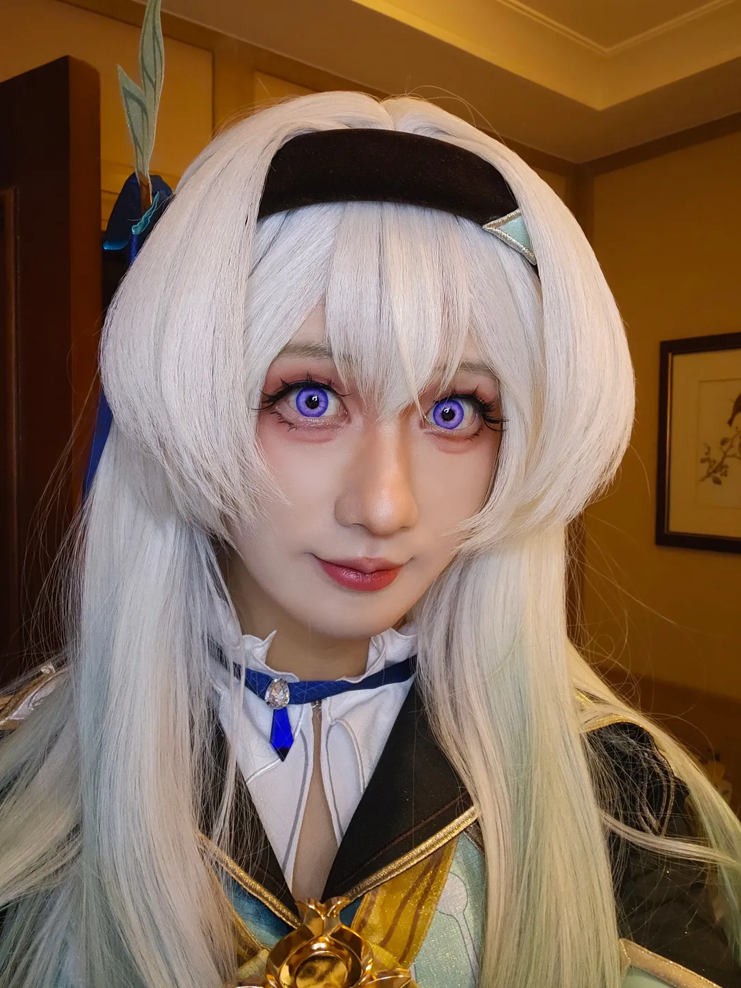 コスプレ, 崩壊：スターレイル, ホタル コスプレ, 試着, 自撮り - 3枚目
