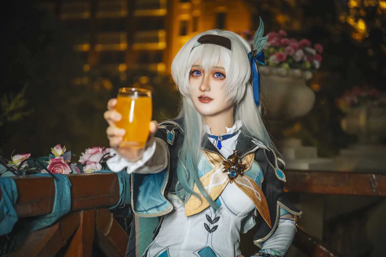 崩壊：スターレイル, ホタル コスプレ, 二次元コスプレ, 夜景ポートレート, コスプレ撮影 - 2枚目