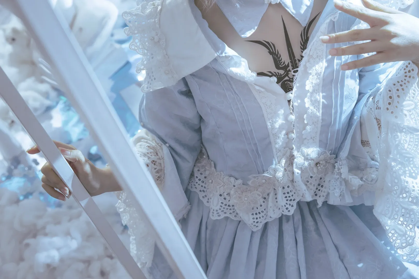 cosplay摄影, 沙条爱歌cos, FatePrototype, 苍银的碎片, 冷色调妆造 - 第6张