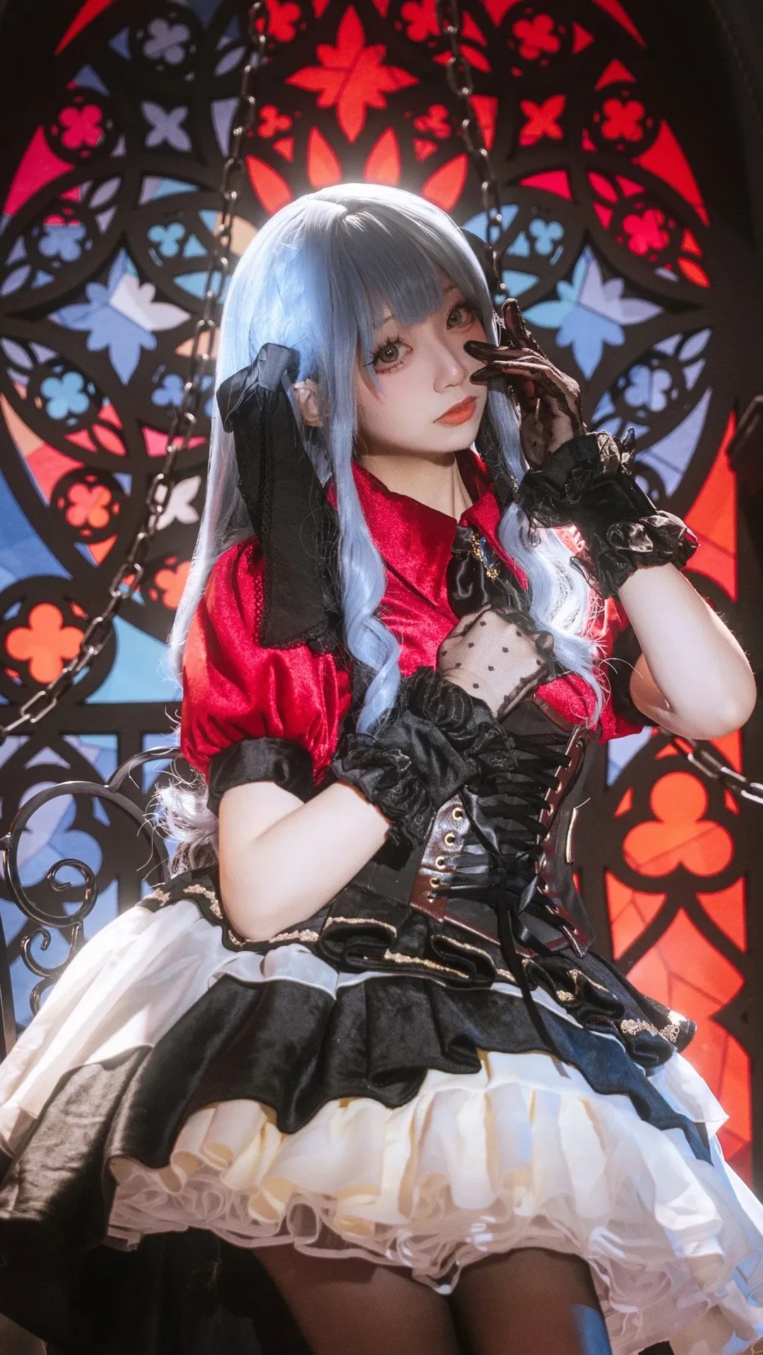 雰囲気, 豊川祥子 コスプレ, ゴシック風, バンドリ！, アヴェムジカ