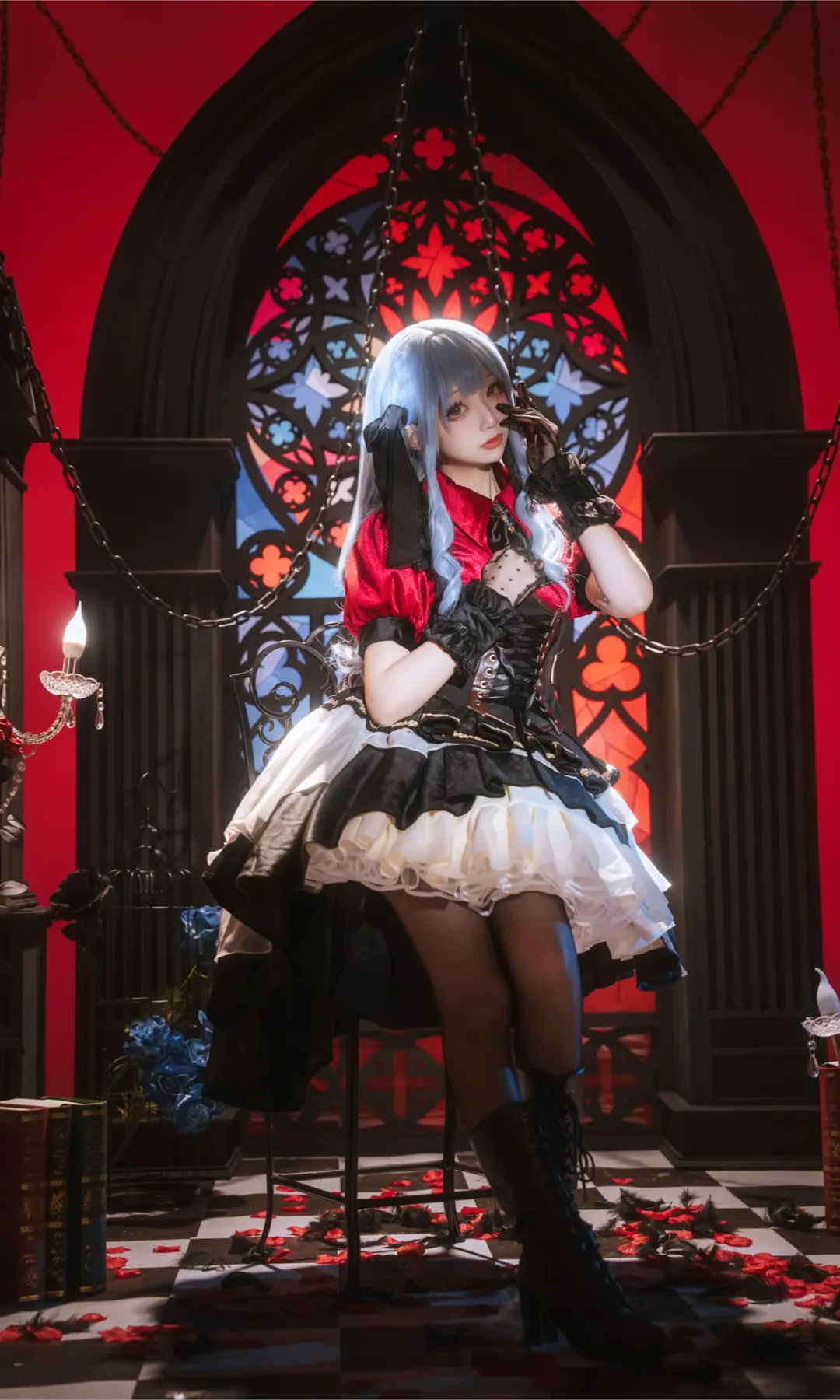 氛围感, 丰川祥子cos, 哥特风, Bang Dream, Ave Mujica - 第2张
