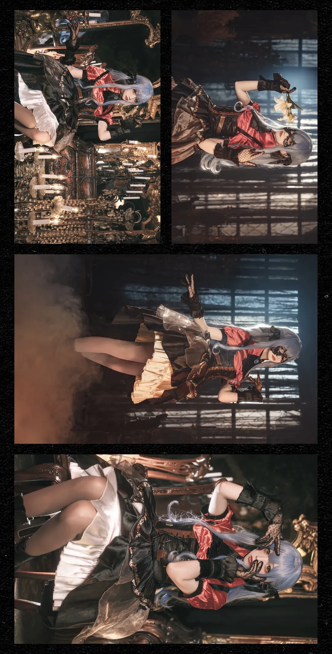 AveMujica, 哥特风, cosplay摄影, 颂乐人偶cos, 舞台剧感 - 第10张