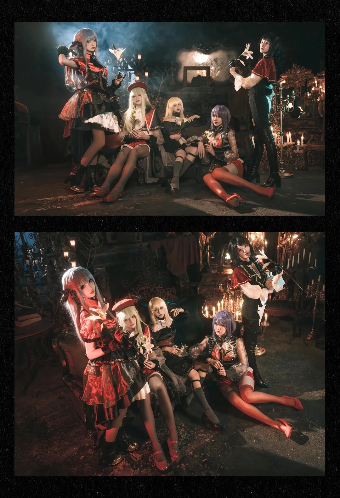 AveMujica, 哥特风, cosplay摄影, 颂乐人偶cos, 舞台剧感 - 第4张