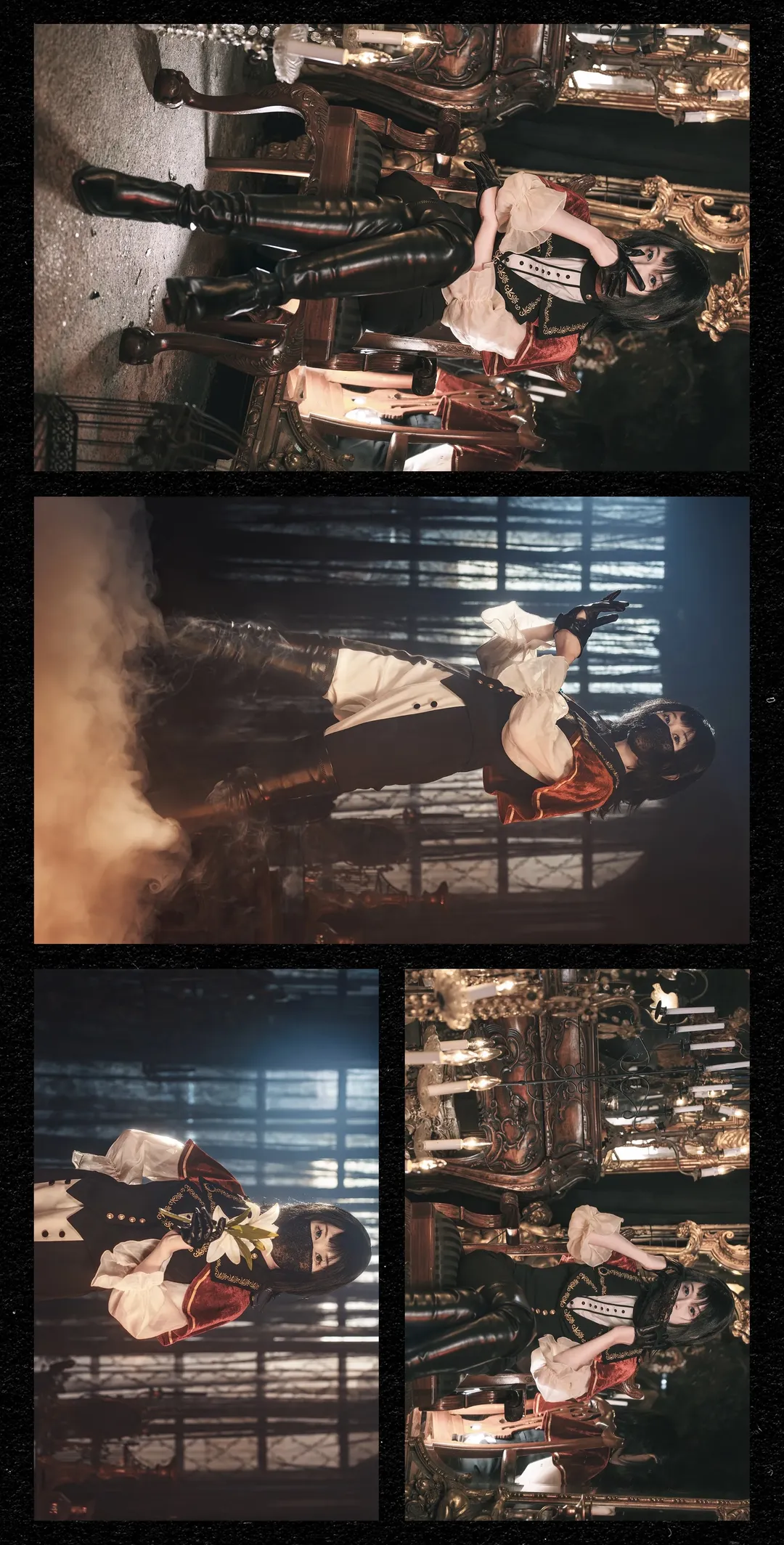 AveMujica, 哥特风, cosplay摄影, 颂乐人偶cos, 舞台剧感 - 第9张