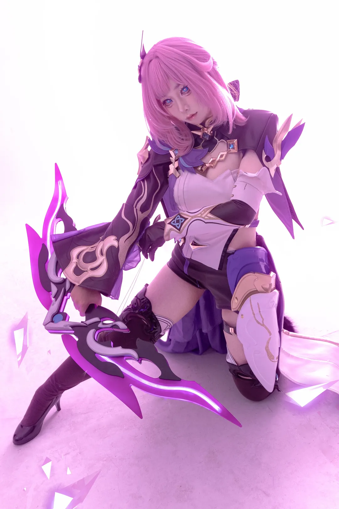 愛莉希雅cos, 崩壞3, 二次元攝影, 遊戲角色扮演, 粉發cos