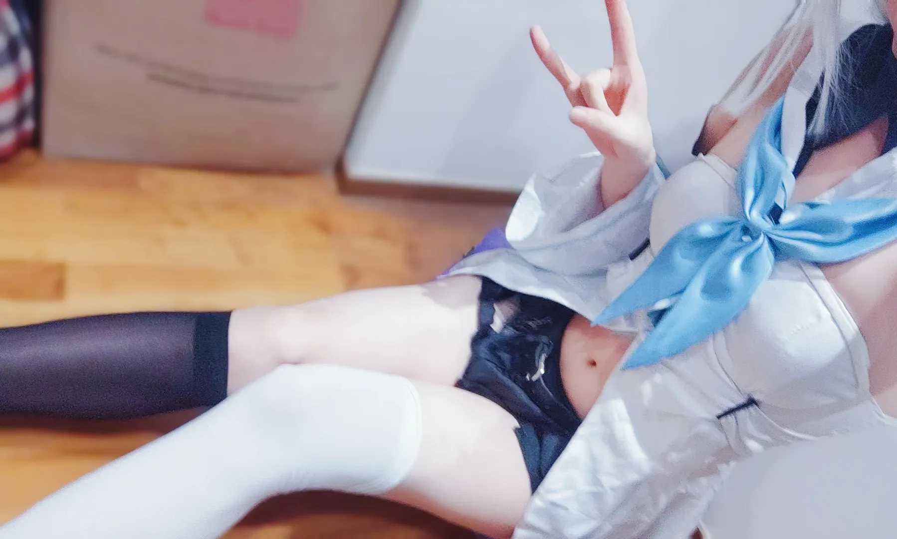 角色还原, 日系风格, 猫耳装扮, 黑白穿搭, 角色Cosplay - 第3张