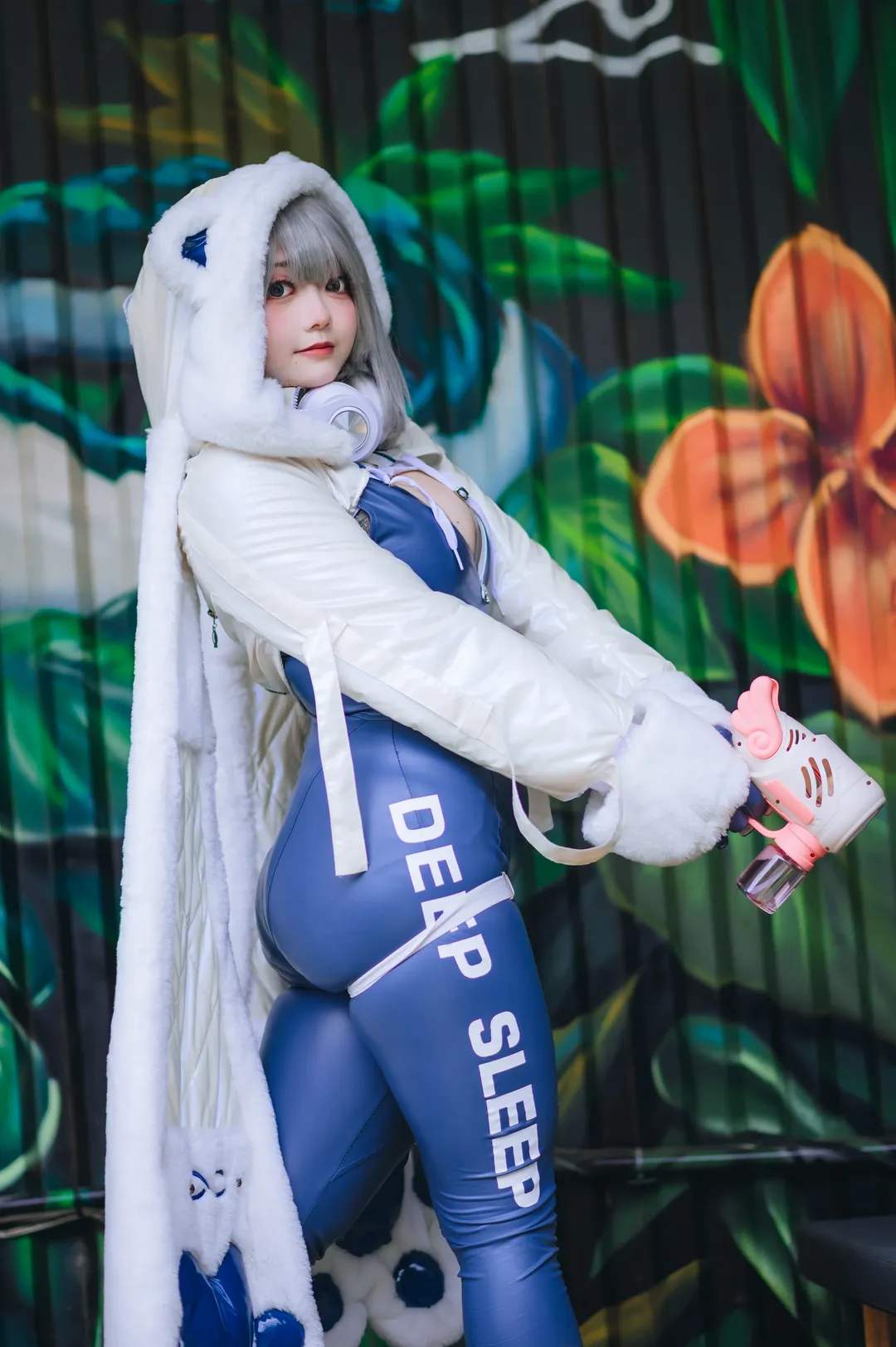 胜利女神妮姬, 二次元cos, cosplay摄影, 尼夫cos, 白熊外套 - 第1张