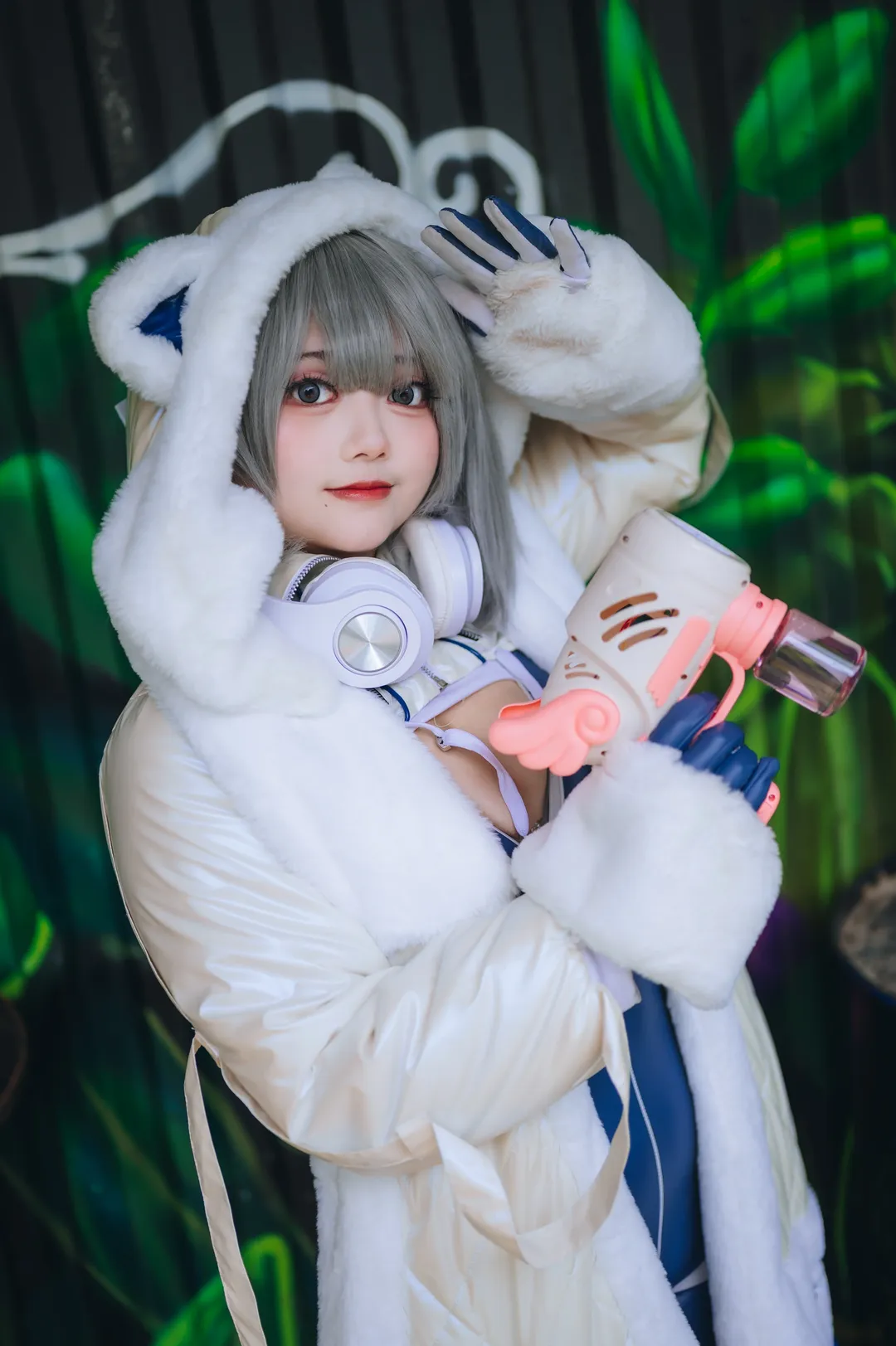 胜利女神妮姬, 二次元cos, cosplay摄影, 尼夫cos, 白熊外套 - 第3张
