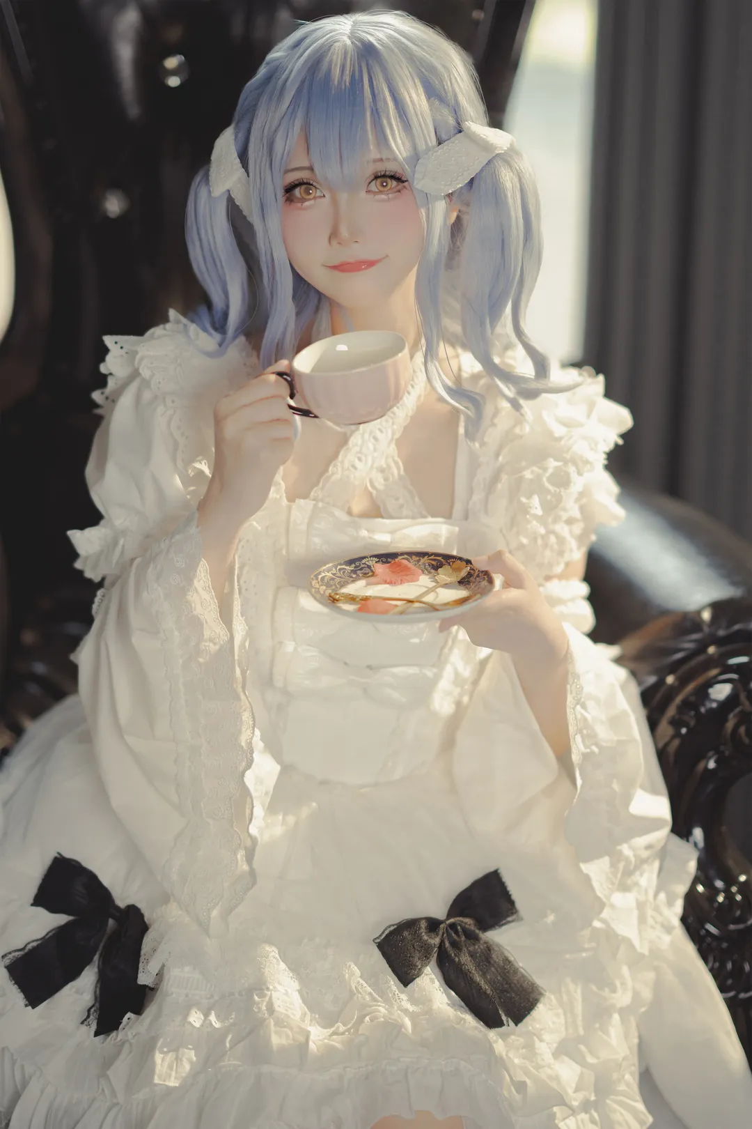 美的写真, コスプレ, 豊川祥子, 夢の中の少女, レースドレス - 4枚目