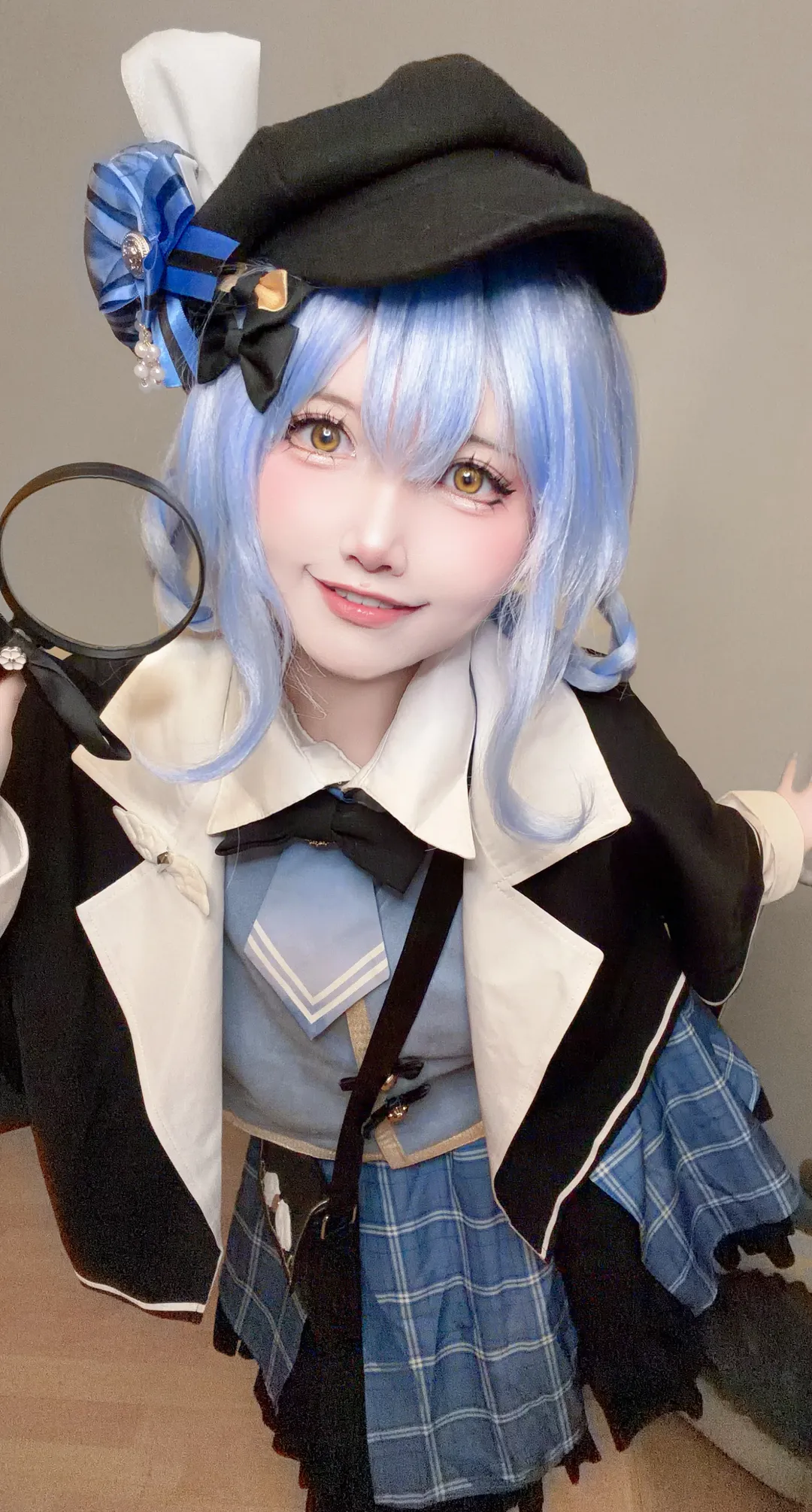 キャラクター再現, 橘シェリー コスプレ, 魔法少女ノ魔女裁判, プレッピースタイル, 探偵スタイル