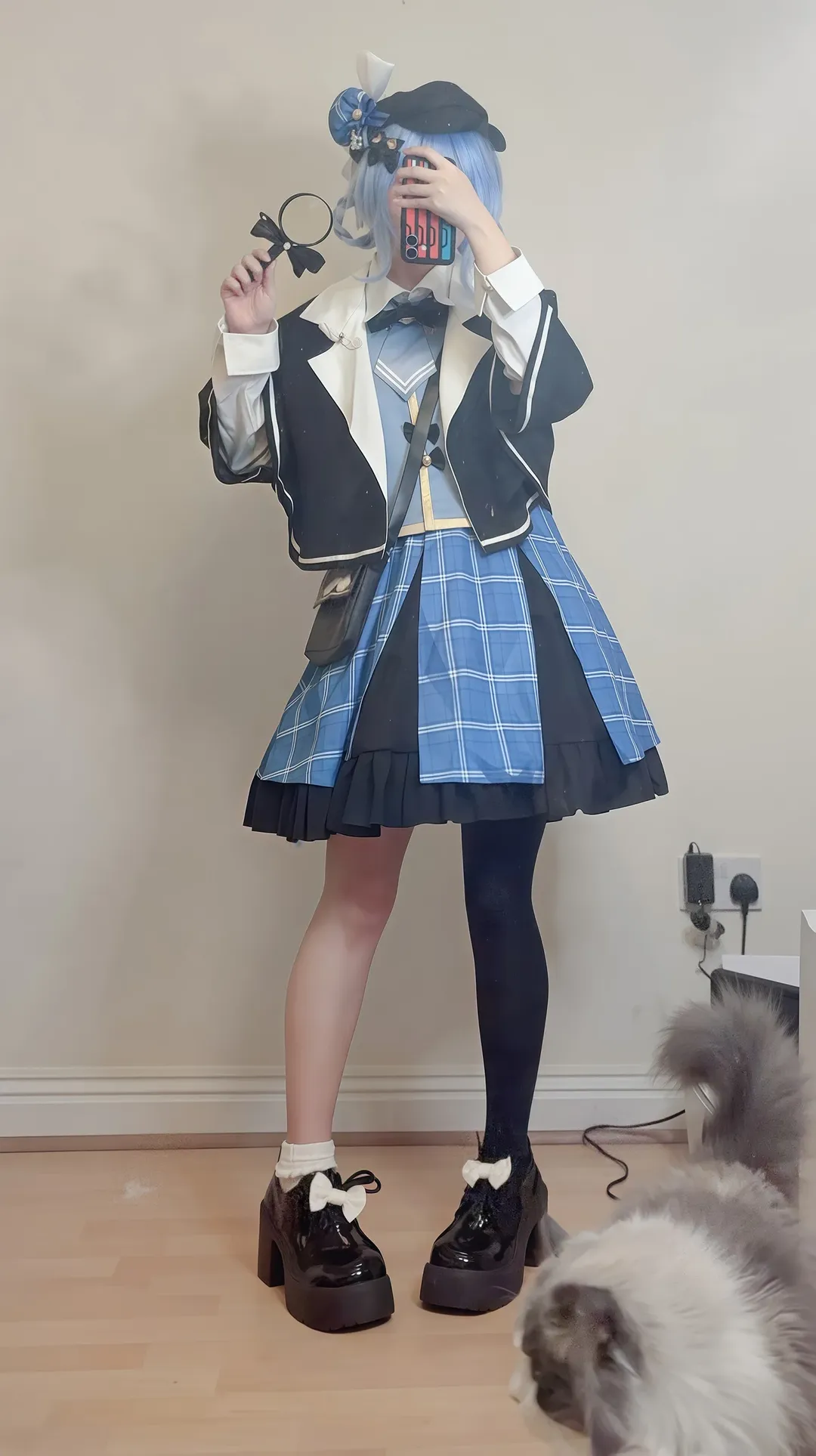 角色还原, 橘雪莉cos, 魔法少女的魔女审判, 学院风, 侦探风格 - 第5张