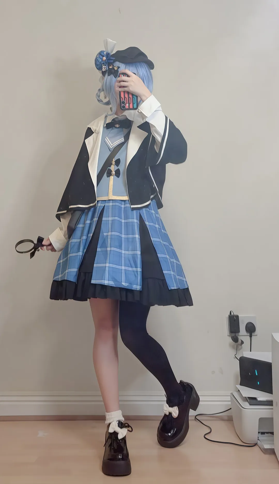 角色还原, 橘雪莉cos, 魔法少女的魔女审判, 学院风, 侦探风格 - 第6张