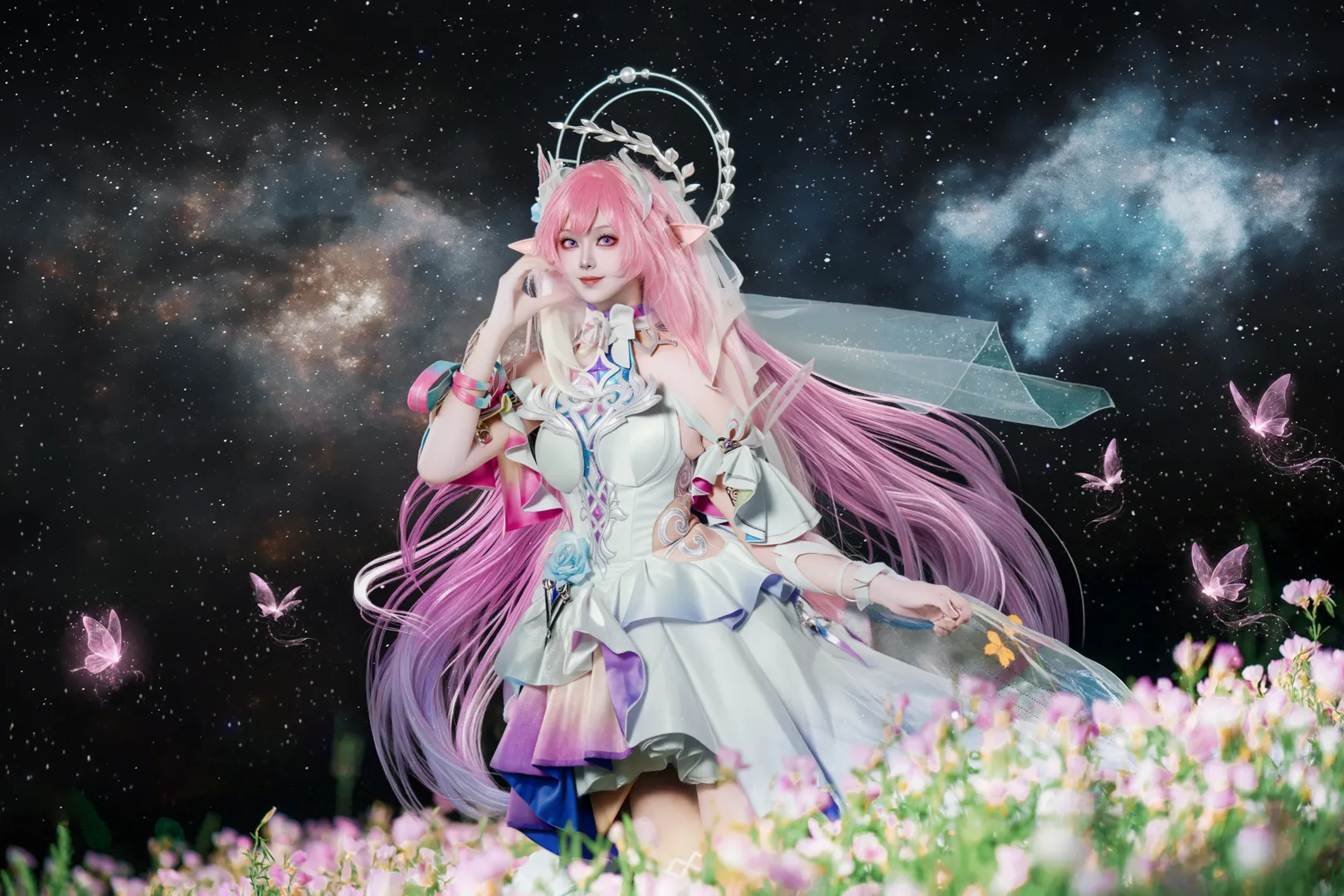 二次元摄影, 昔涟cos, 崩坏星穹铁道, cosplay正片, 星空梦境