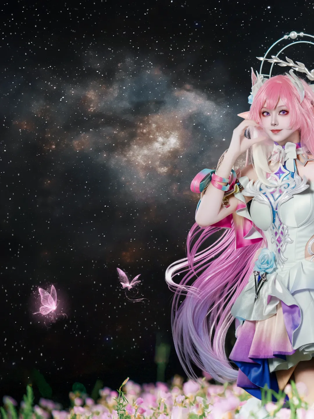 二次元摄影, 昔涟cos, 崩坏星穹铁道, cosplay正片, 星空梦境 - 第2张