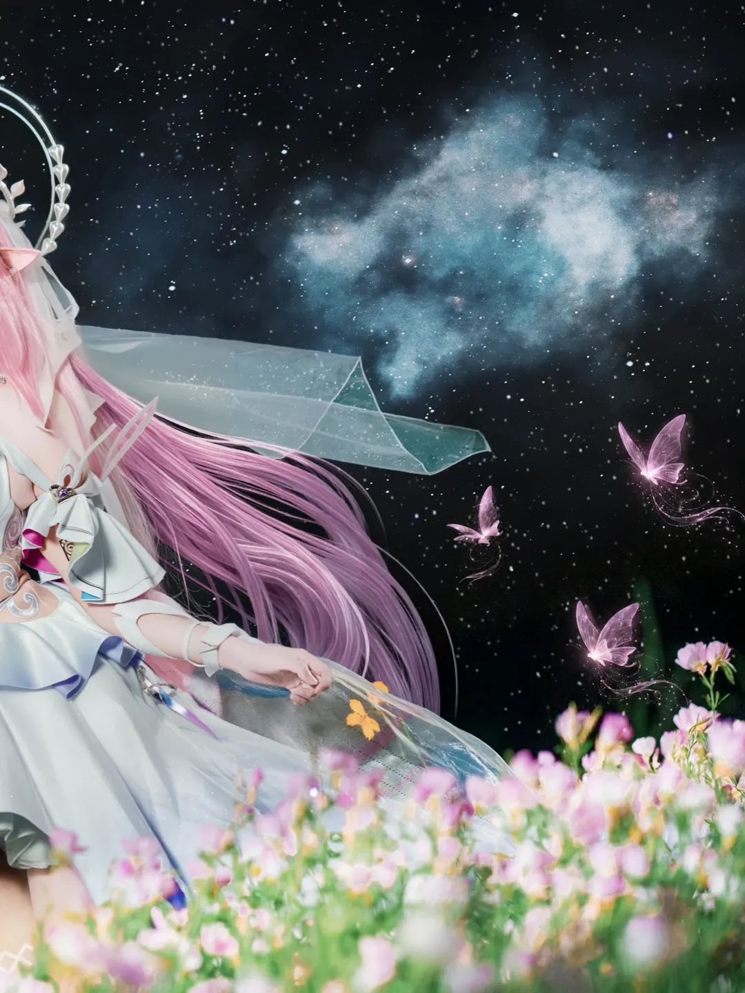 二次元摄影, 昔涟cos, 崩坏星穹铁道, cosplay正片, 星空梦境 - 第3张