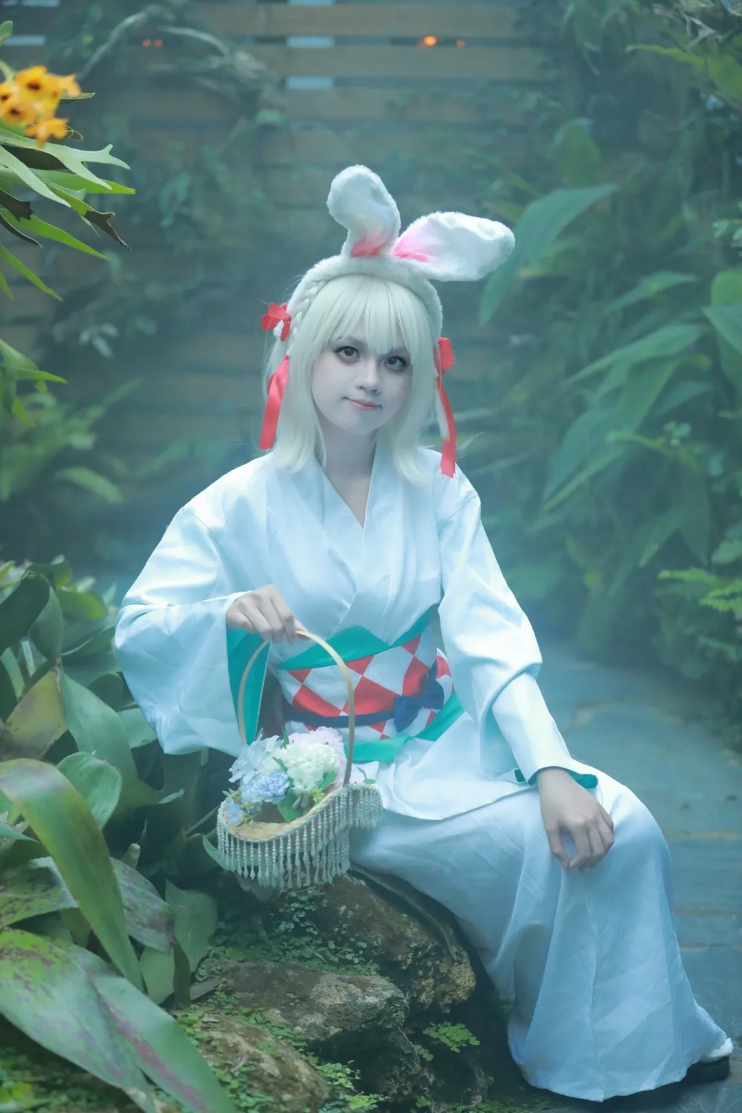 コスプレ撮影, 陰陽師, 山兎コスプレ, 東莞植物園, 和風ロケーション - 11枚目