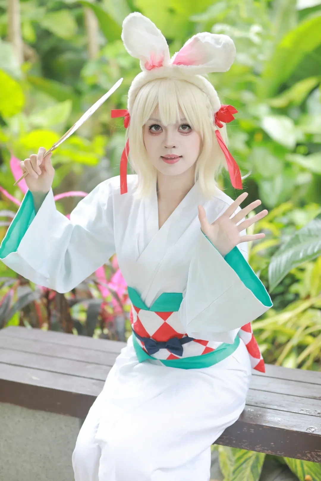 コスプレ撮影, 陰陽師, 山兎コスプレ, 東莞植物園, 和風ロケーション - 4枚目