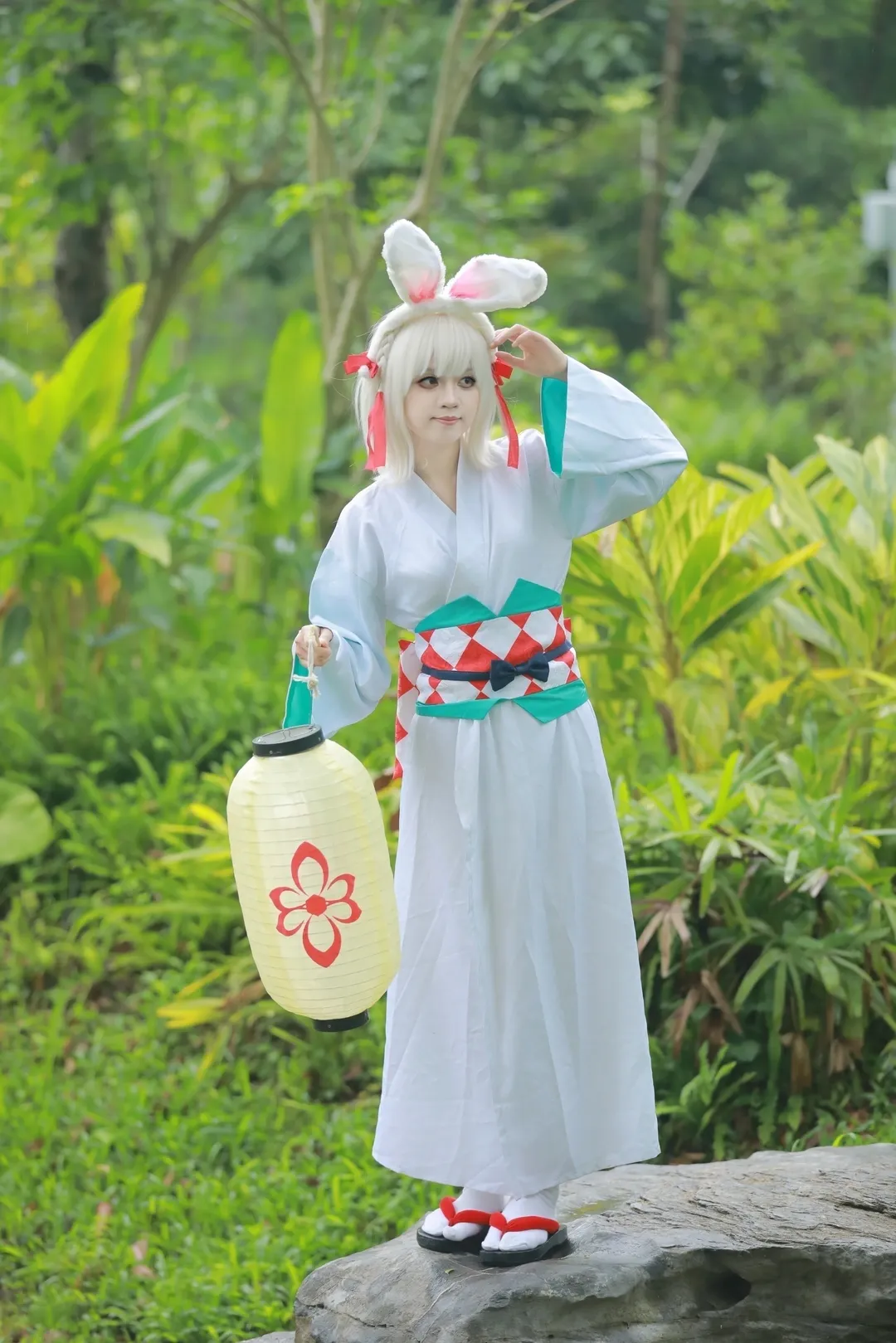 コスプレ撮影, 陰陽師, 山兎コスプレ, 東莞植物園, 和風ロケーション - 5枚目