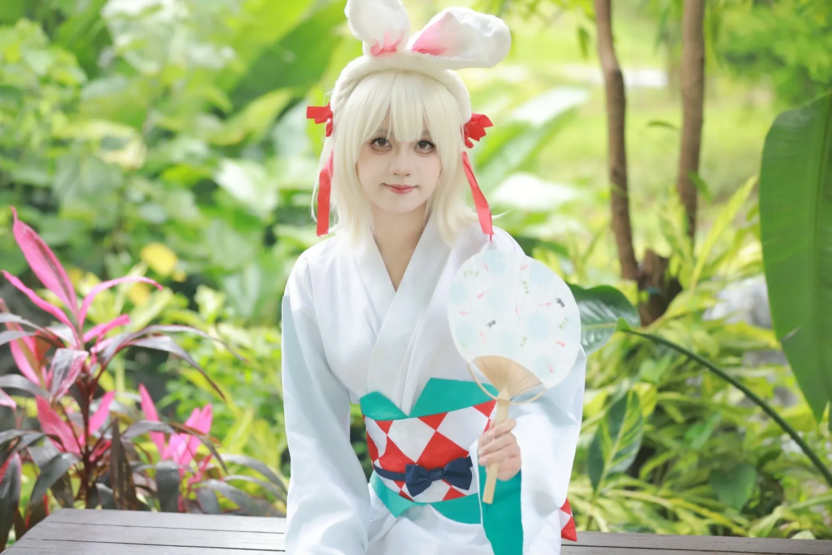 コスプレ撮影, 陰陽師, 山兎コスプレ, 東莞植物園, 和風ロケーション - 6枚目