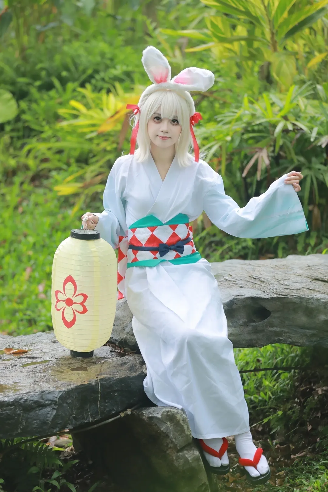 コスプレ撮影, 陰陽師, 山兎コスプレ, 東莞植物園, 和風ロケーション - 7枚目