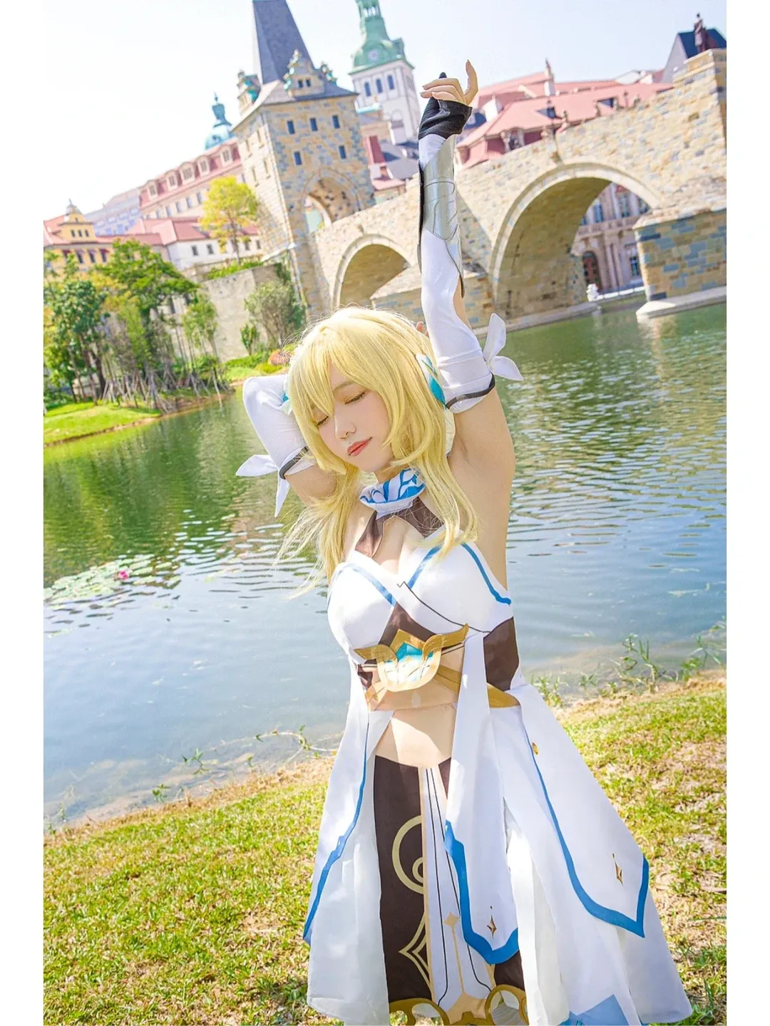 原神, 户外摄影, 荧cos, 二次元cos, cosplay正片 - 第1张