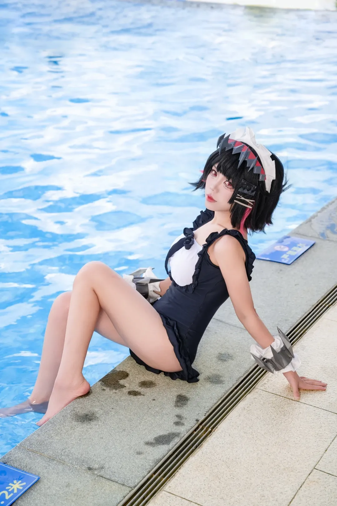 绝区零, 艾莲乔cos, 夏日泳装, cosplay摄影, 二次元外景 - 第2张