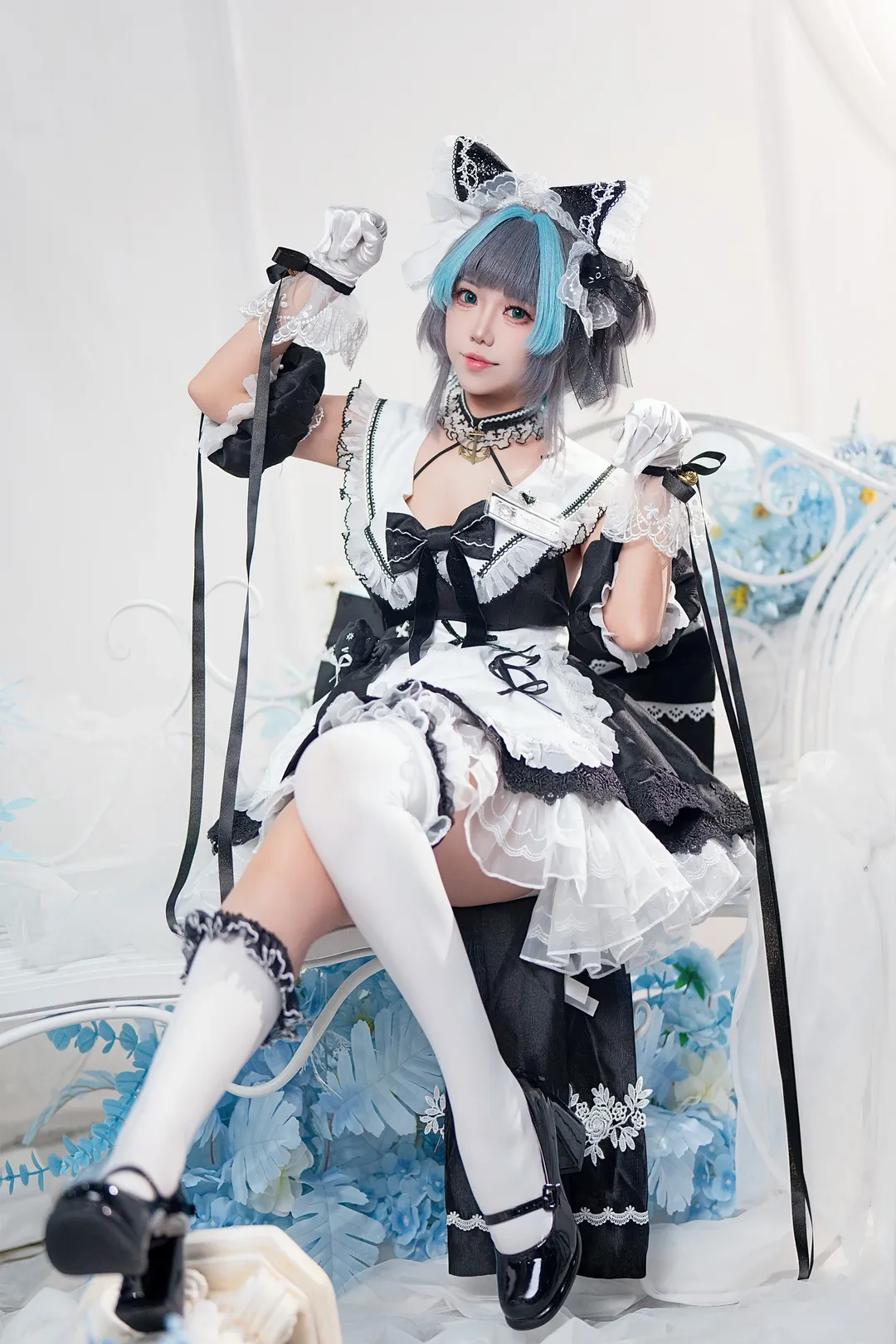 柴郡cos, 碧蓝航线, 萤火虫漫展, 二次元场照, 女仆装cosplay - 第2张