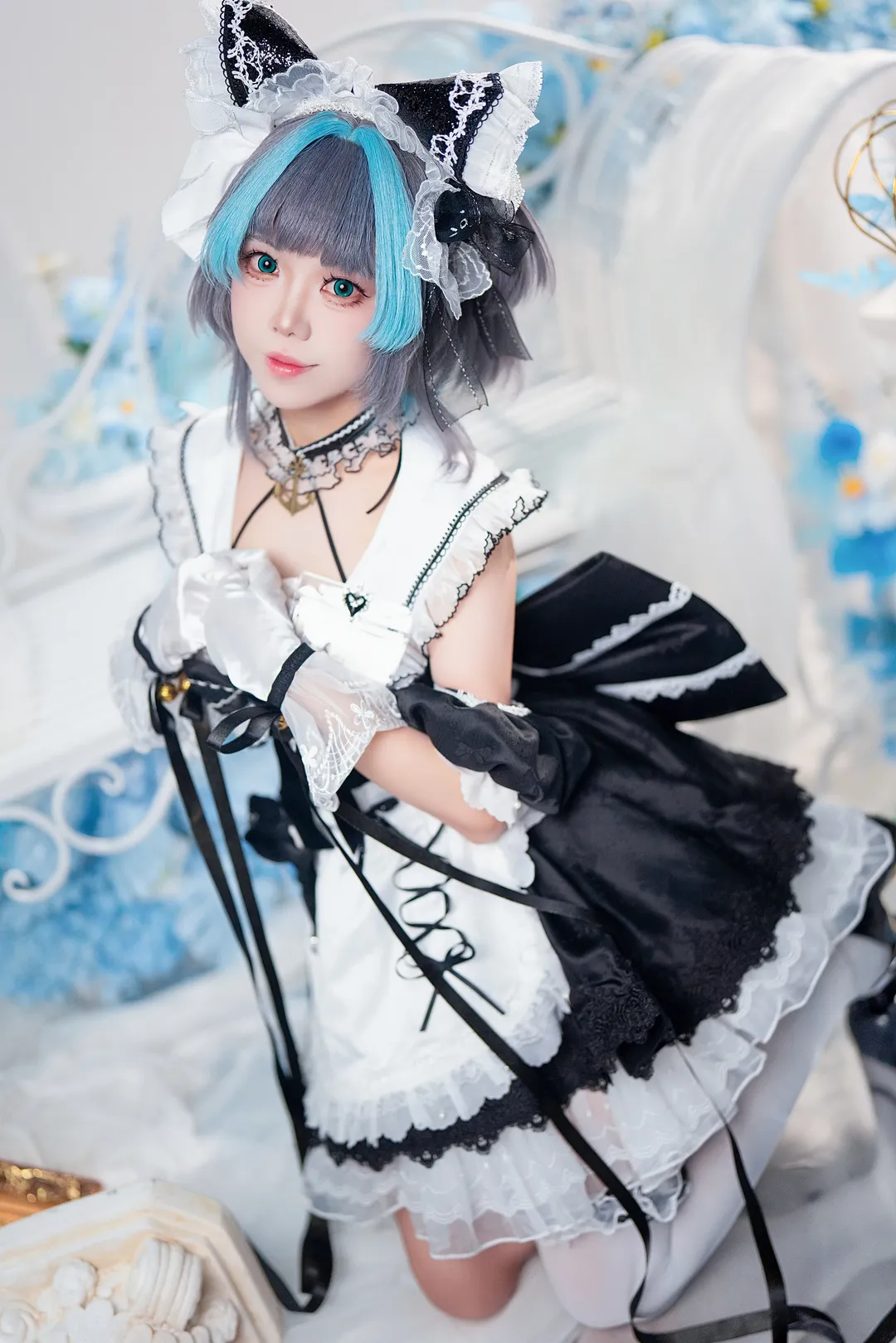 柴郡cos, 碧蓝航线, 萤火虫漫展, 二次元场照, 女仆装cosplay - 第4张