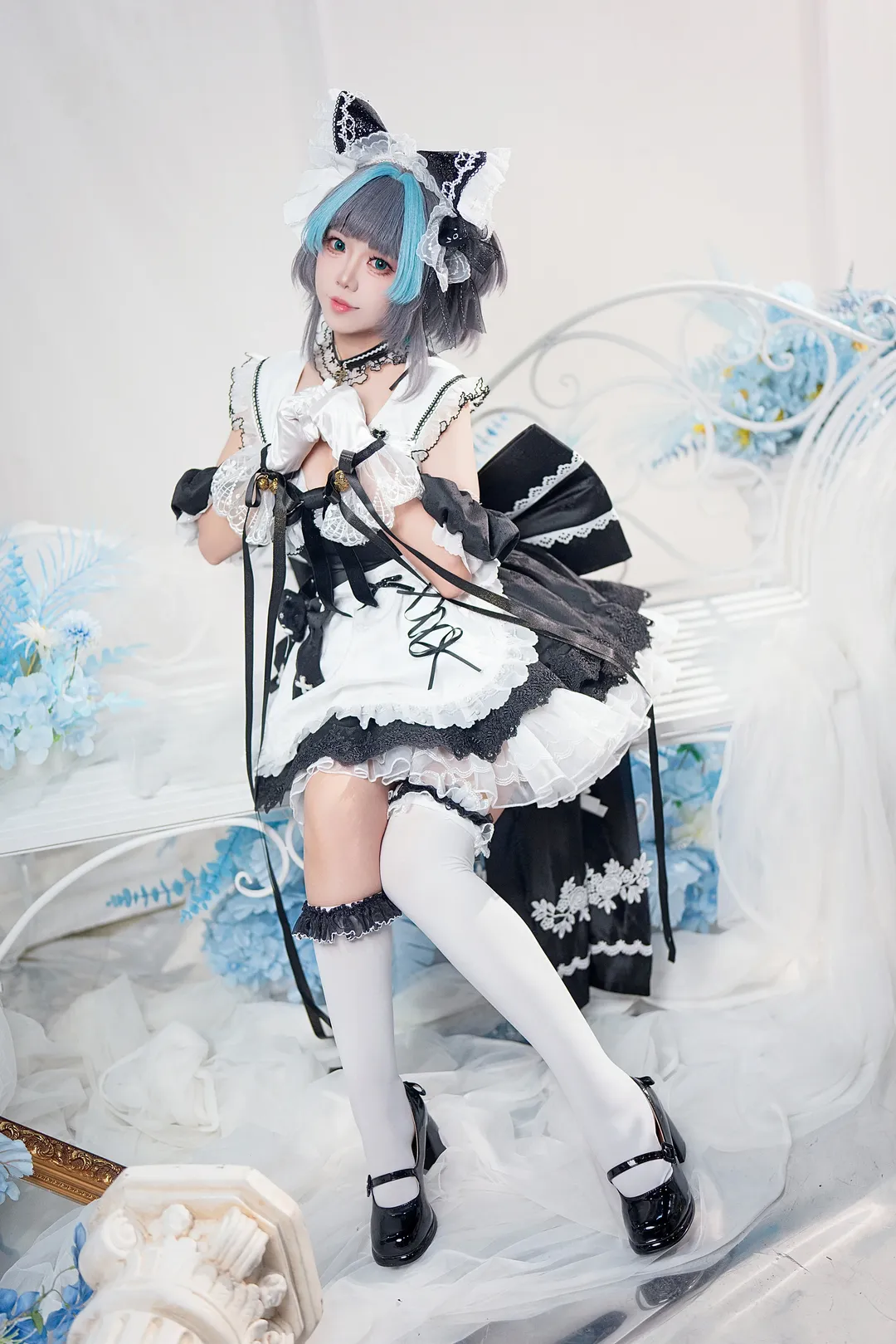柴郡cos, 碧蓝航线, 萤火虫漫展, 二次元场照, 女仆装cosplay - 第5张