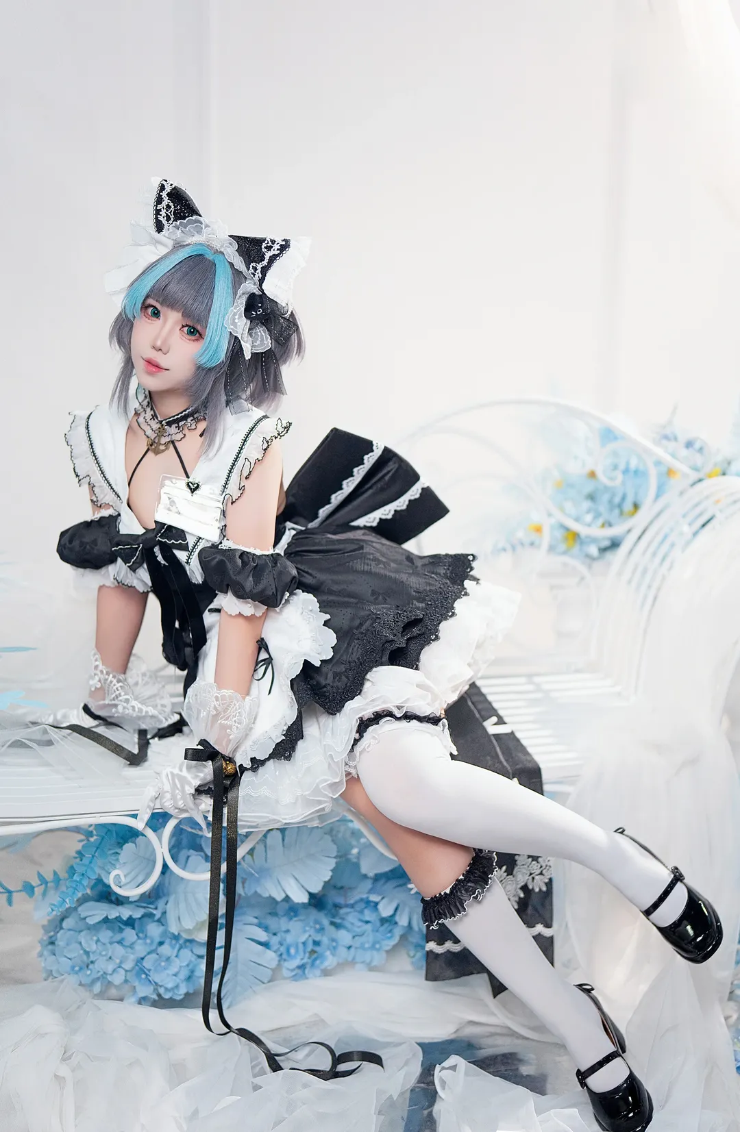 柴郡cos, 碧蓝航线, 萤火虫漫展, 二次元场照, 女仆装cosplay - 第6张