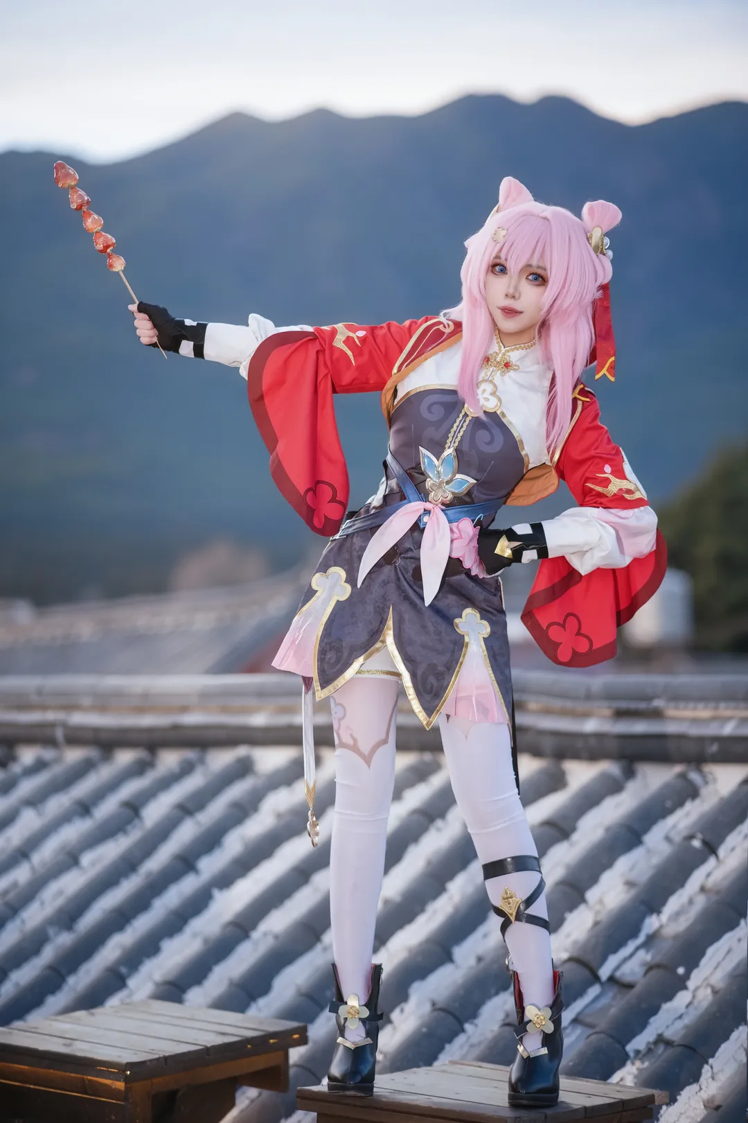 崩壊：スターレイル, 三月なのか コスプレ, コスプレ撮影, 麗江での旅行撮影, 仙舟コスプレ - 1枚目
