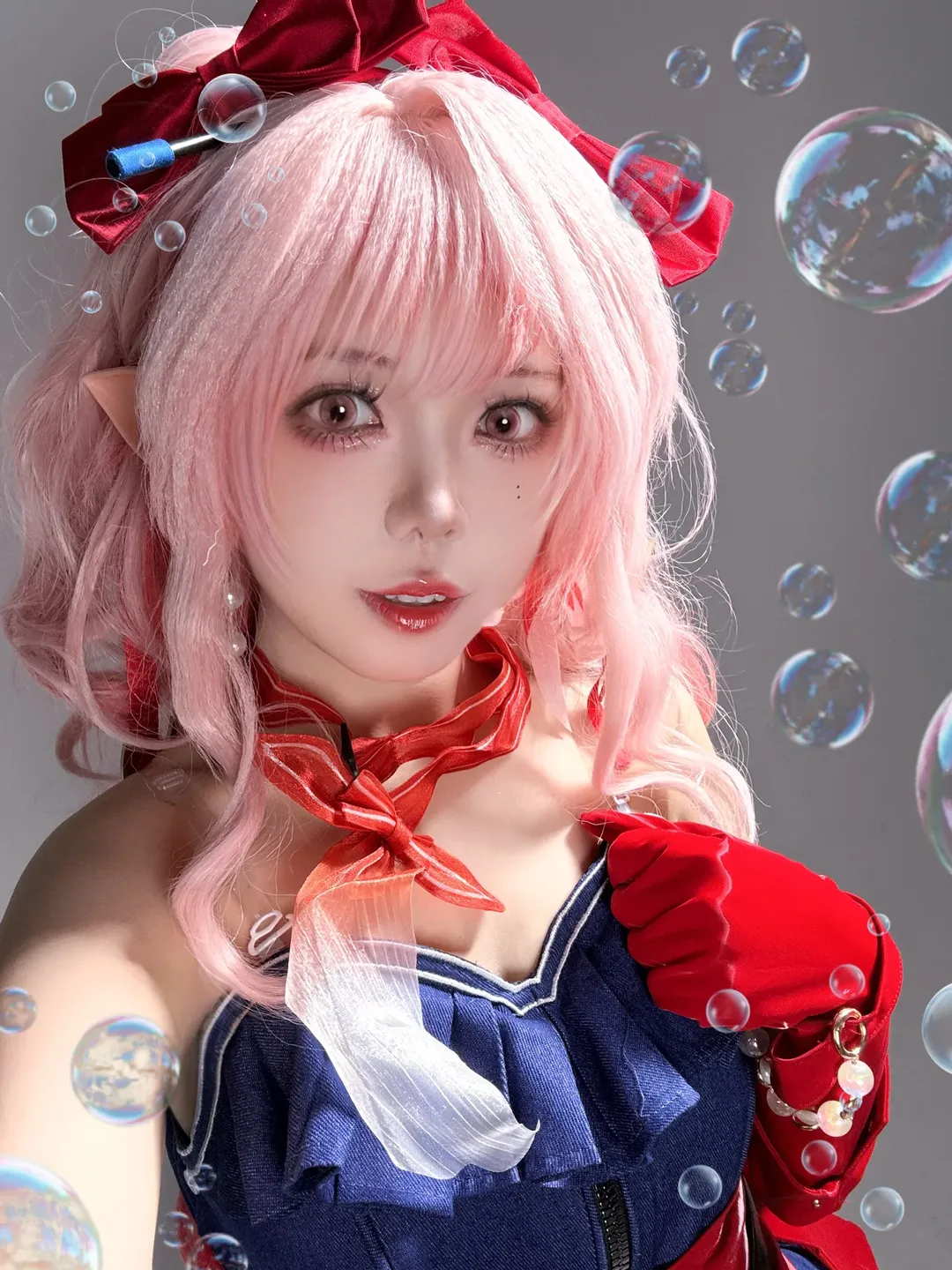 アークナイツ, エルフ耳コスプレ, 二次元ポートレート, 泡影蒼霆, モモカコスプレ