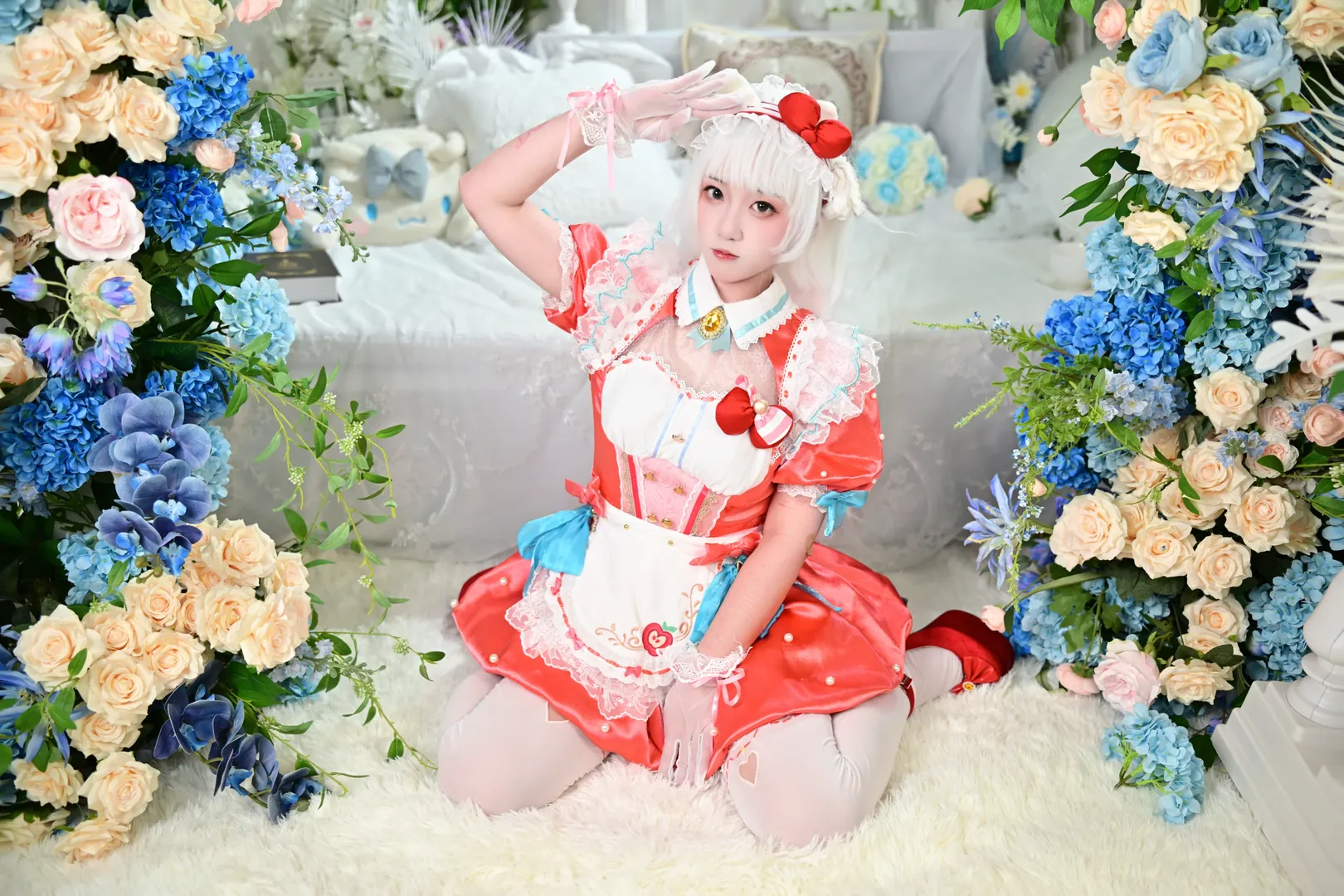 Photography studio, cosplay, NARAKA: BLADEPOINT, Hu Tao cosplay, Sanrio collaboration - Image 2