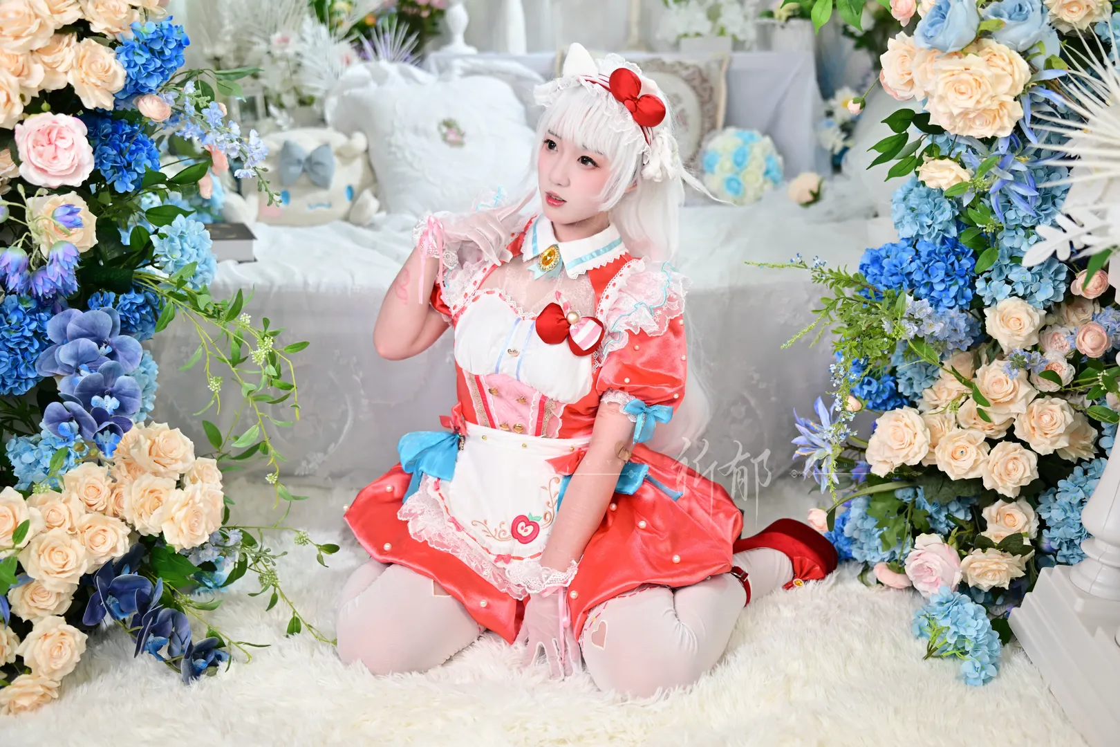 Photography studio, cosplay, NARAKA: BLADEPOINT, Hu Tao cosplay, Sanrio collaboration - Image 8