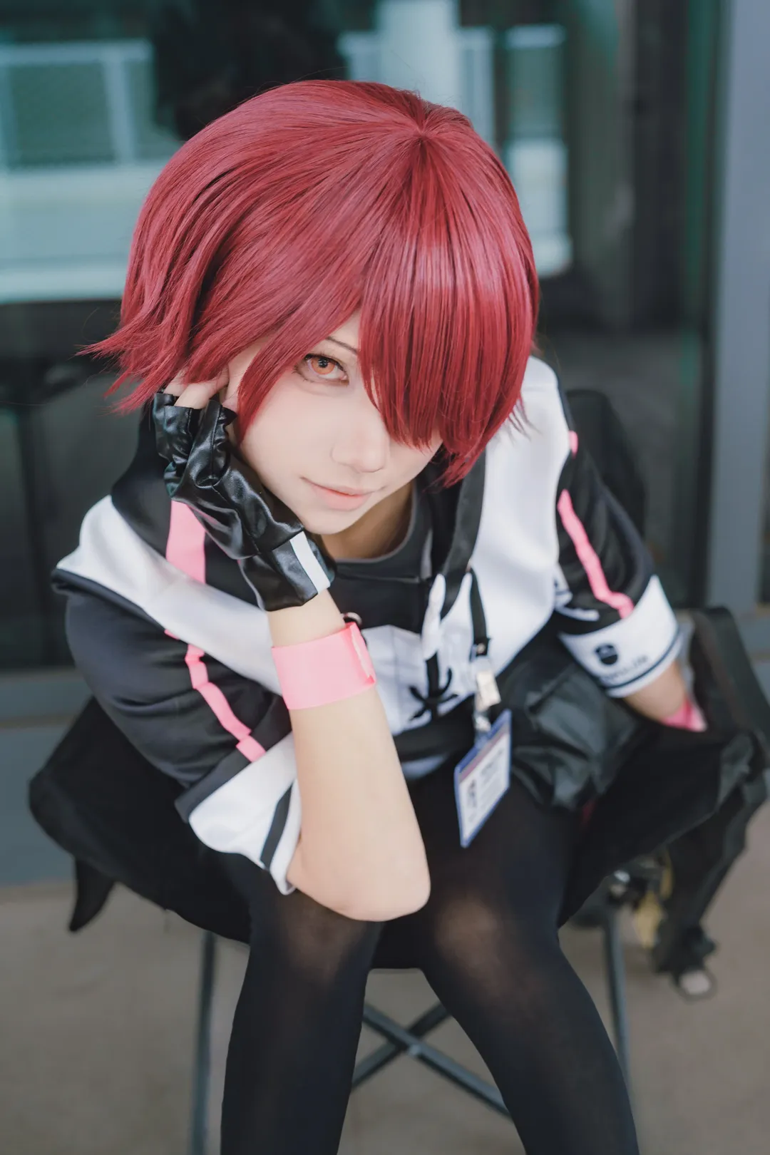 外景拍摄, 明日方舟, 红发角色, cosplay摄影, 能天使cos - 第5张