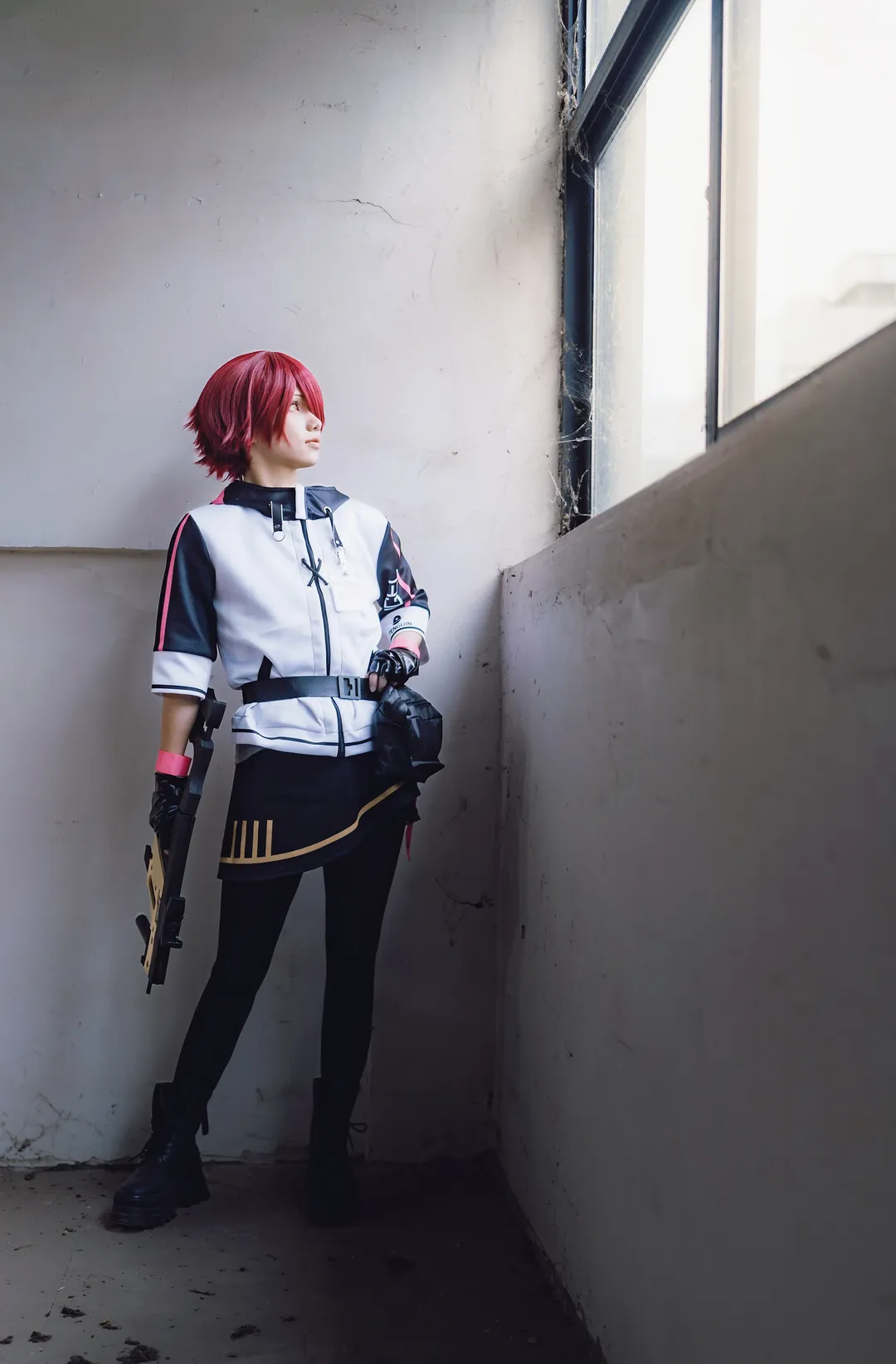 外景拍摄, 明日方舟, 红发角色, cosplay摄影, 能天使cos - 第7张