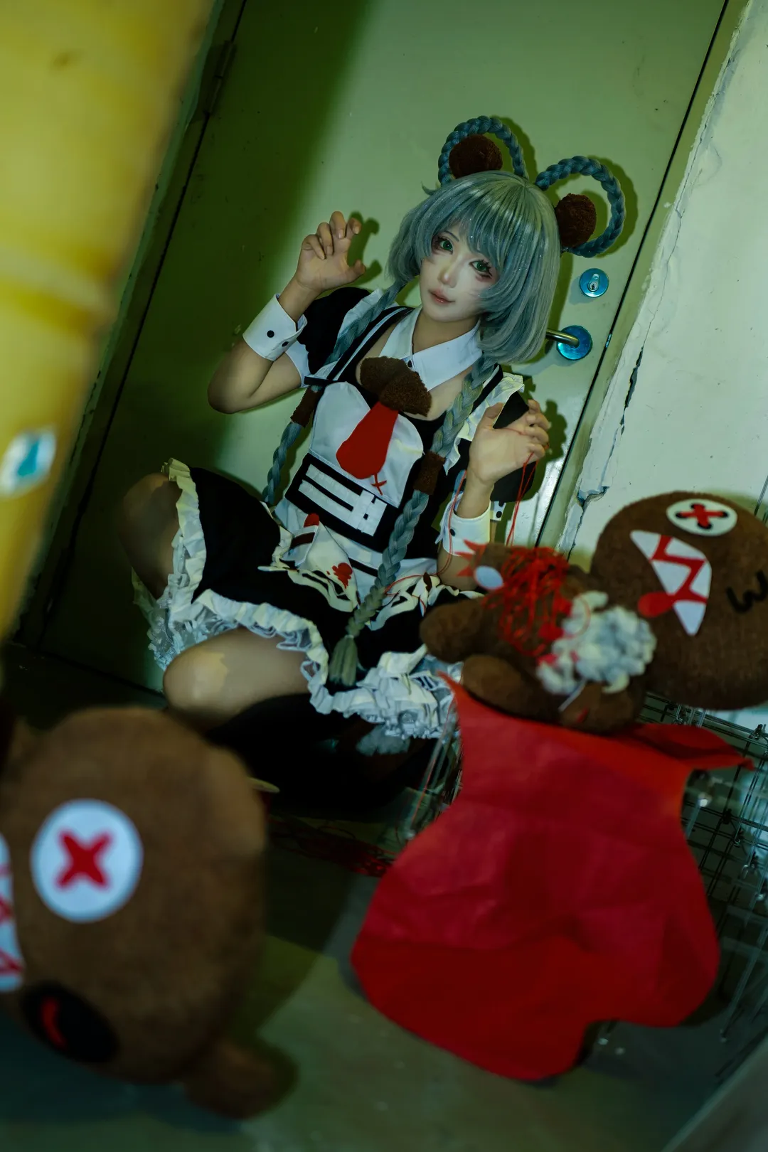 洛天依cos, cosplay正片, 中V, 红坊熊, 暗黑风 - 第3张