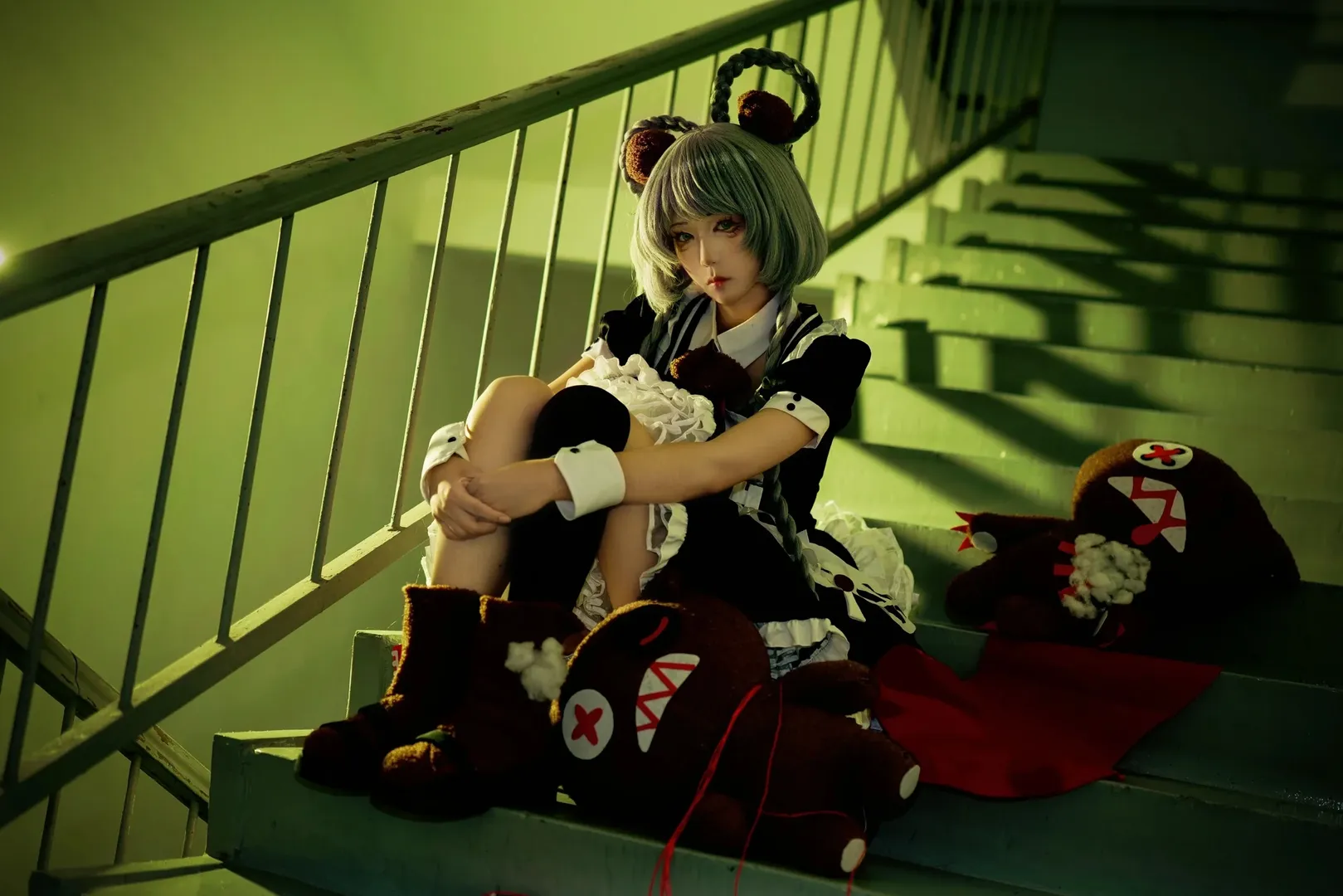 洛天依cos, cosplay正片, 中V, 红坊熊, 暗黑风