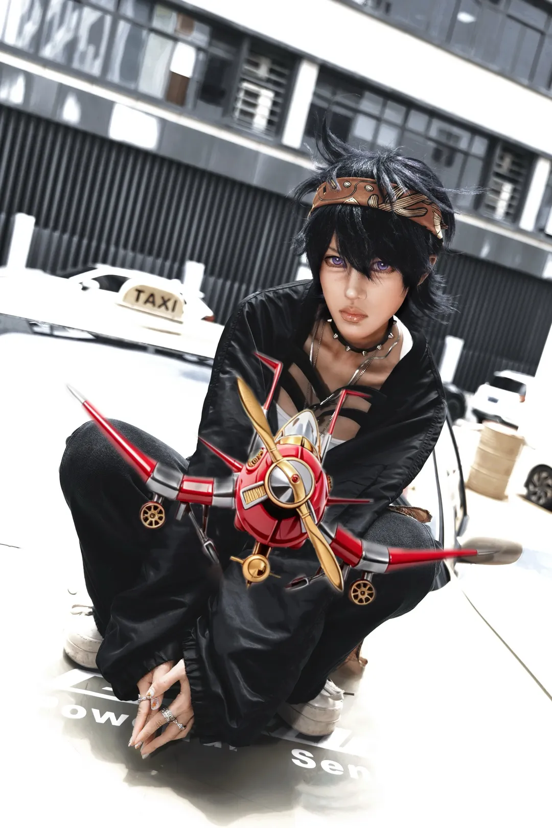 角色扮演, Cosplay分享, 纳兰迦cos, jojo的奇妙冒险 黄金之风, 机车街拍 - 第13张