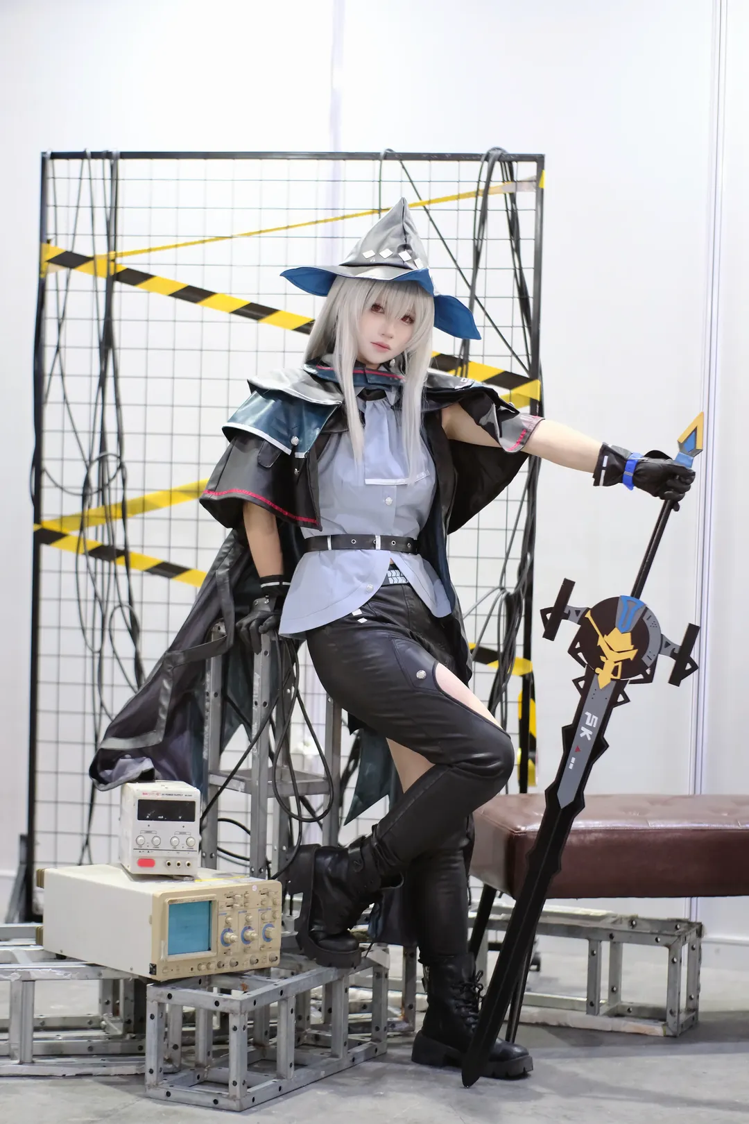 二次元撮影, イベント写真, アークナイツ, スカジ コスプレ, コスプレ小道具