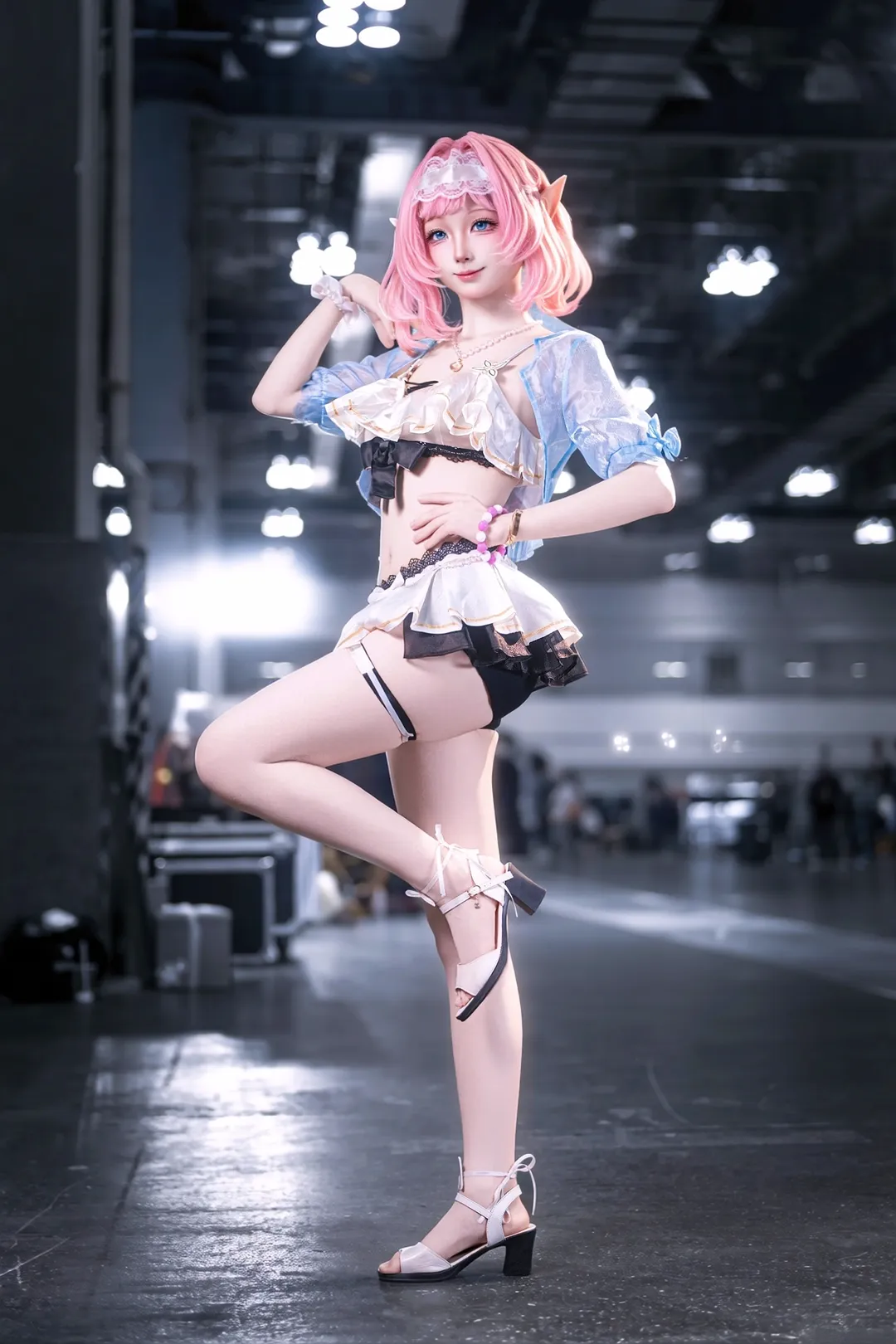 爱莉希雅cos, cosplay, 场照, 崩坏三, 泳装cos