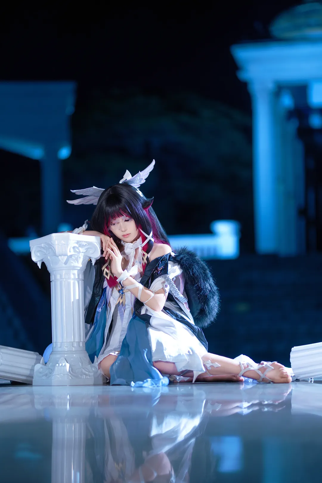 原神, 唯美摄影, 氛围感, 月亮主题, 哥伦比娅少女cos - 第2张