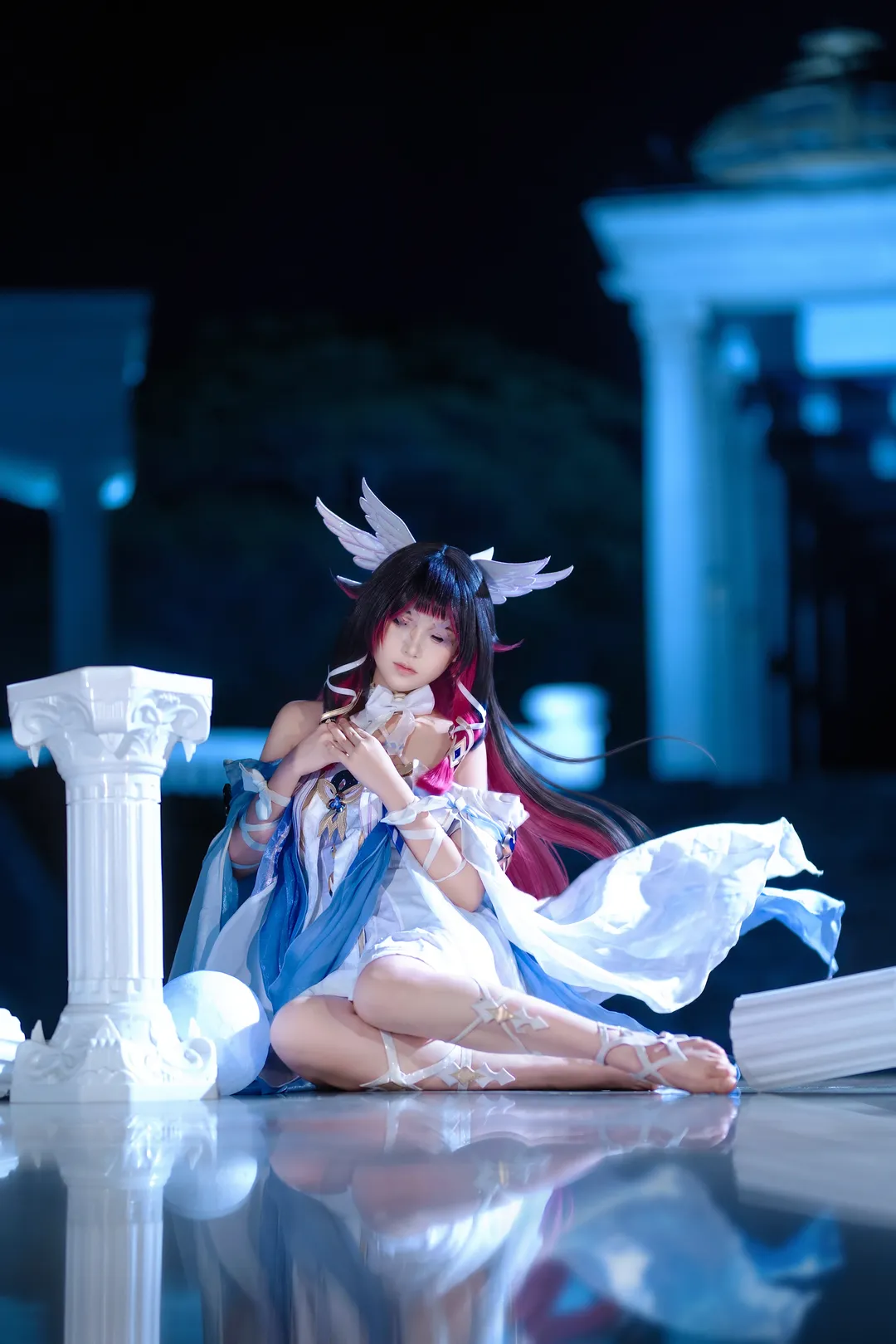 原神, 唯美摄影, 氛围感, 月亮主题, 哥伦比娅少女cos - 第4张