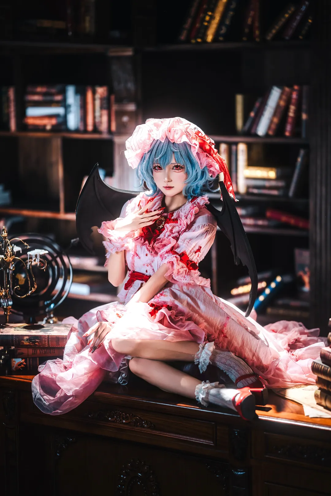 东方Project, 蕾米莉亚cos, 红魔馆, cosplay摄影, 吸血鬼 - 第1张