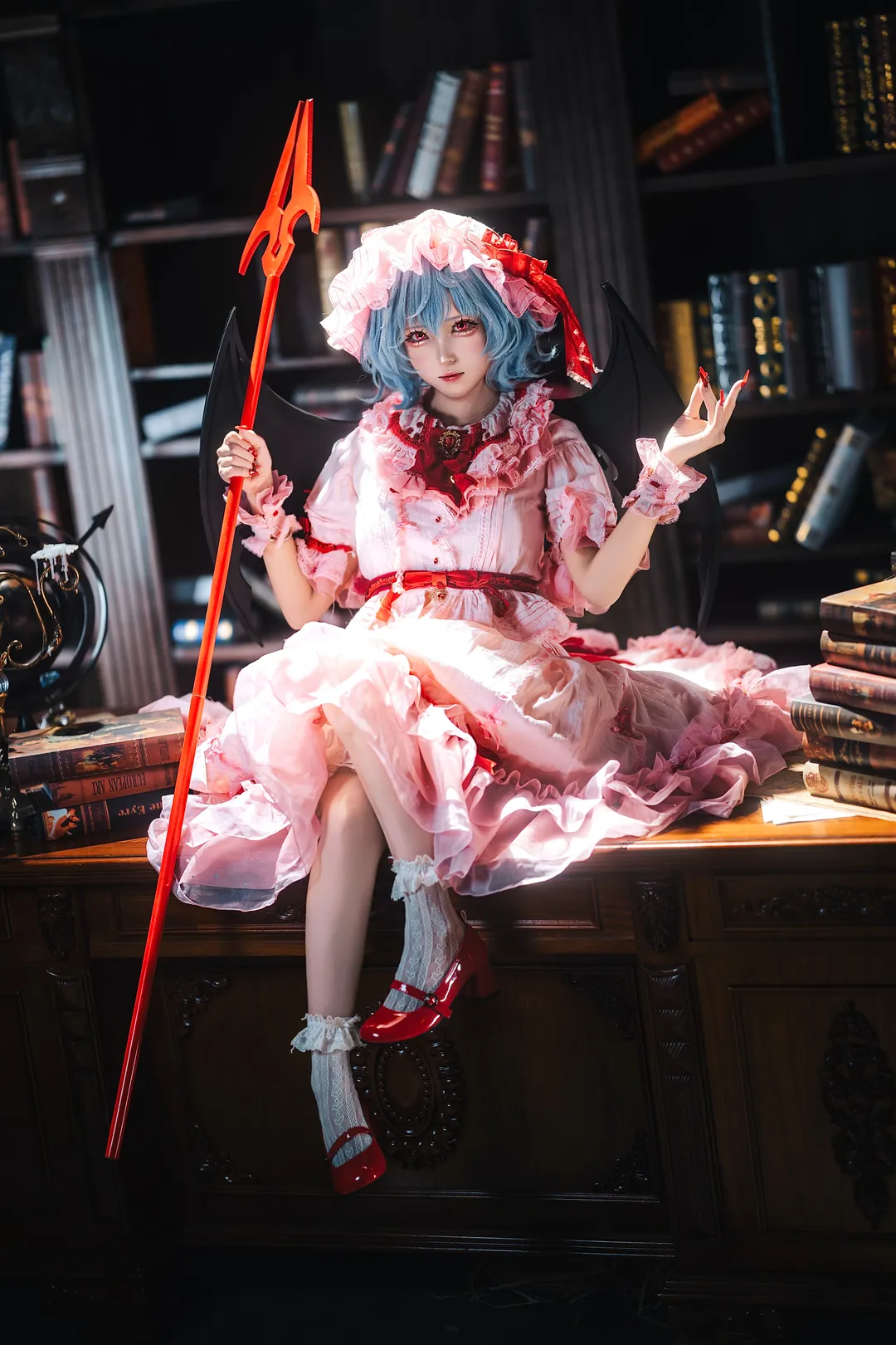 东方Project, 蕾米莉亚cos, 红魔馆, cosplay摄影, 吸血鬼 - 第2张